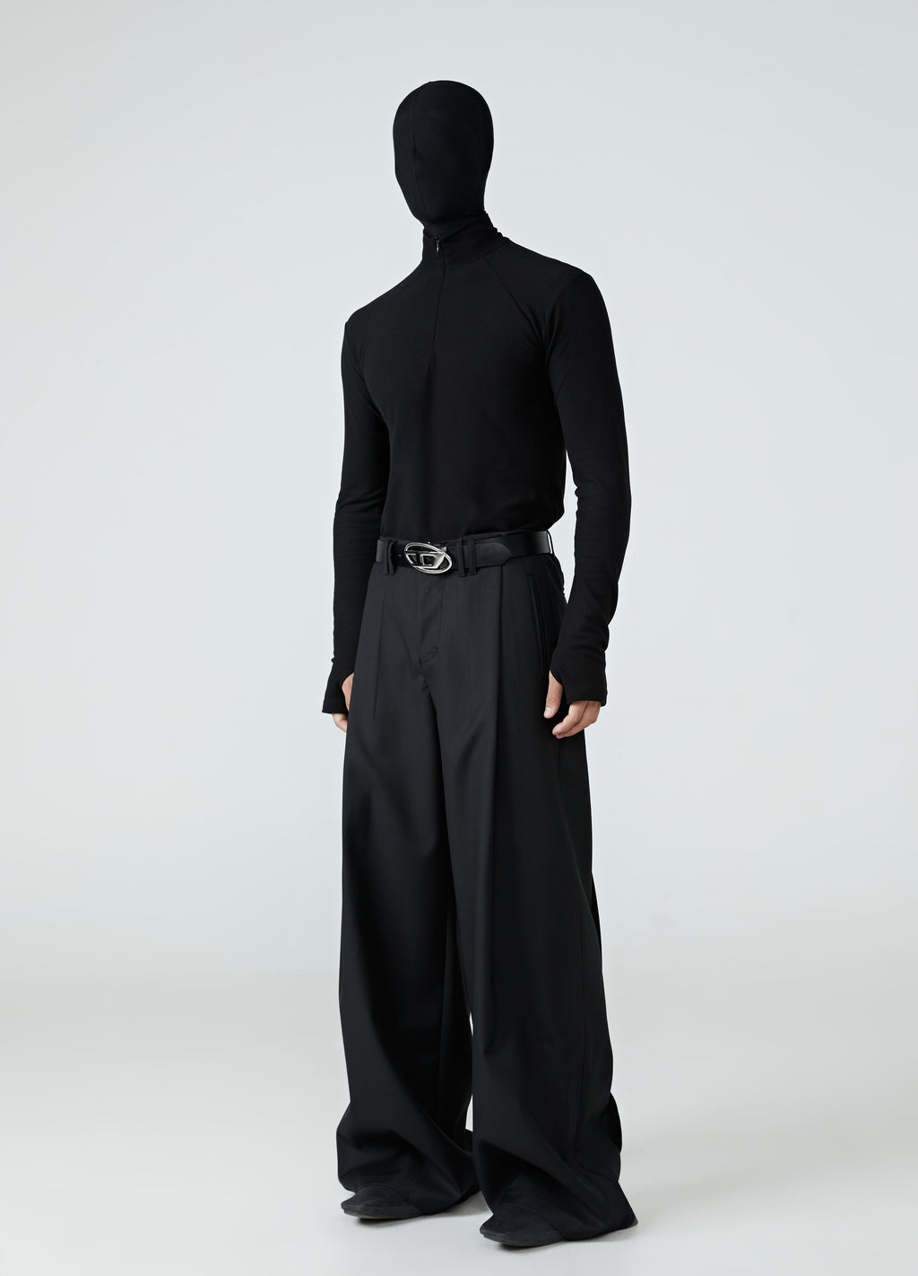 23FW German Velvet Slim 1/2 Turtleneck