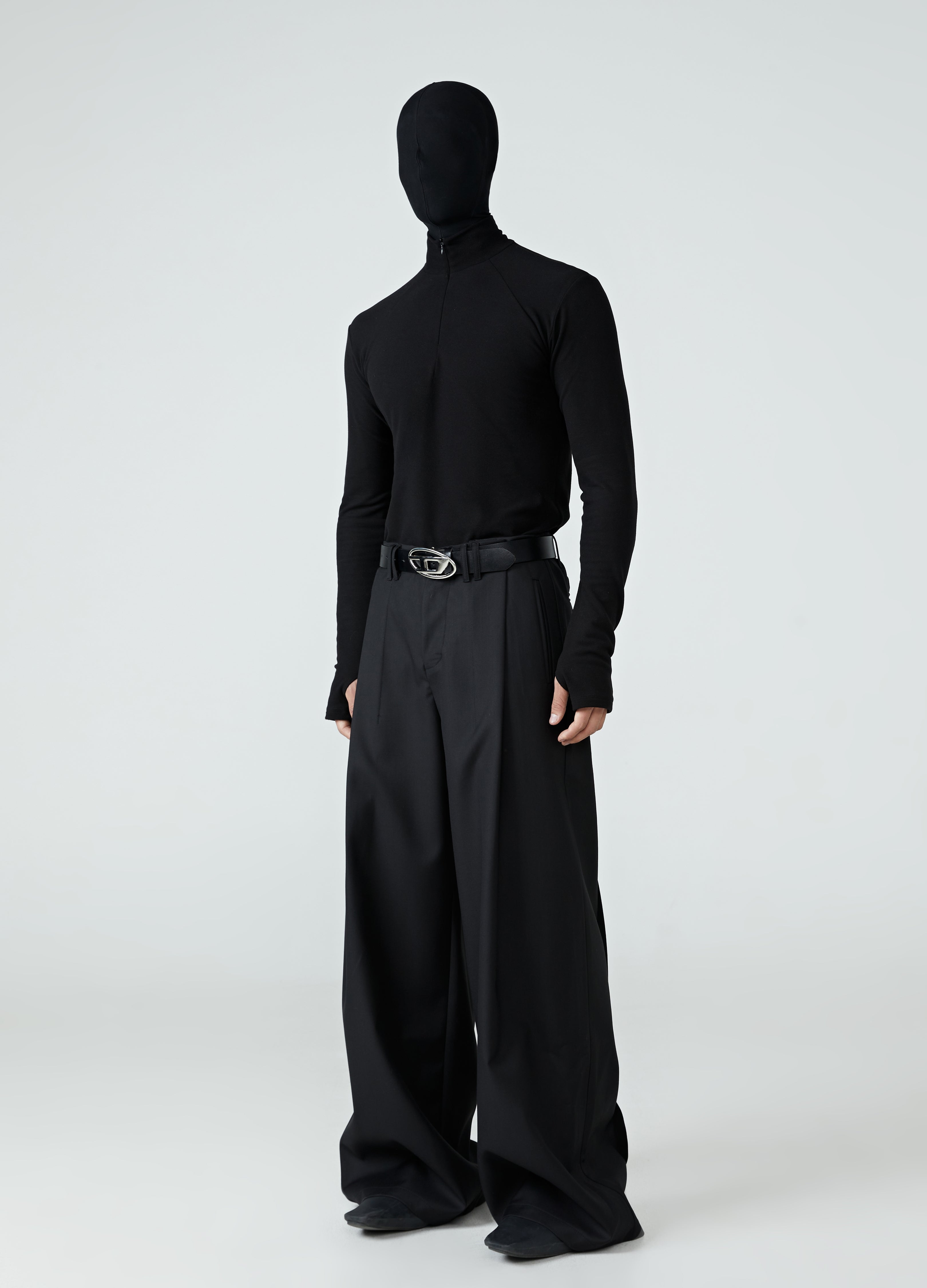 23FW German Velvet Slim 1/2 Turtleneck