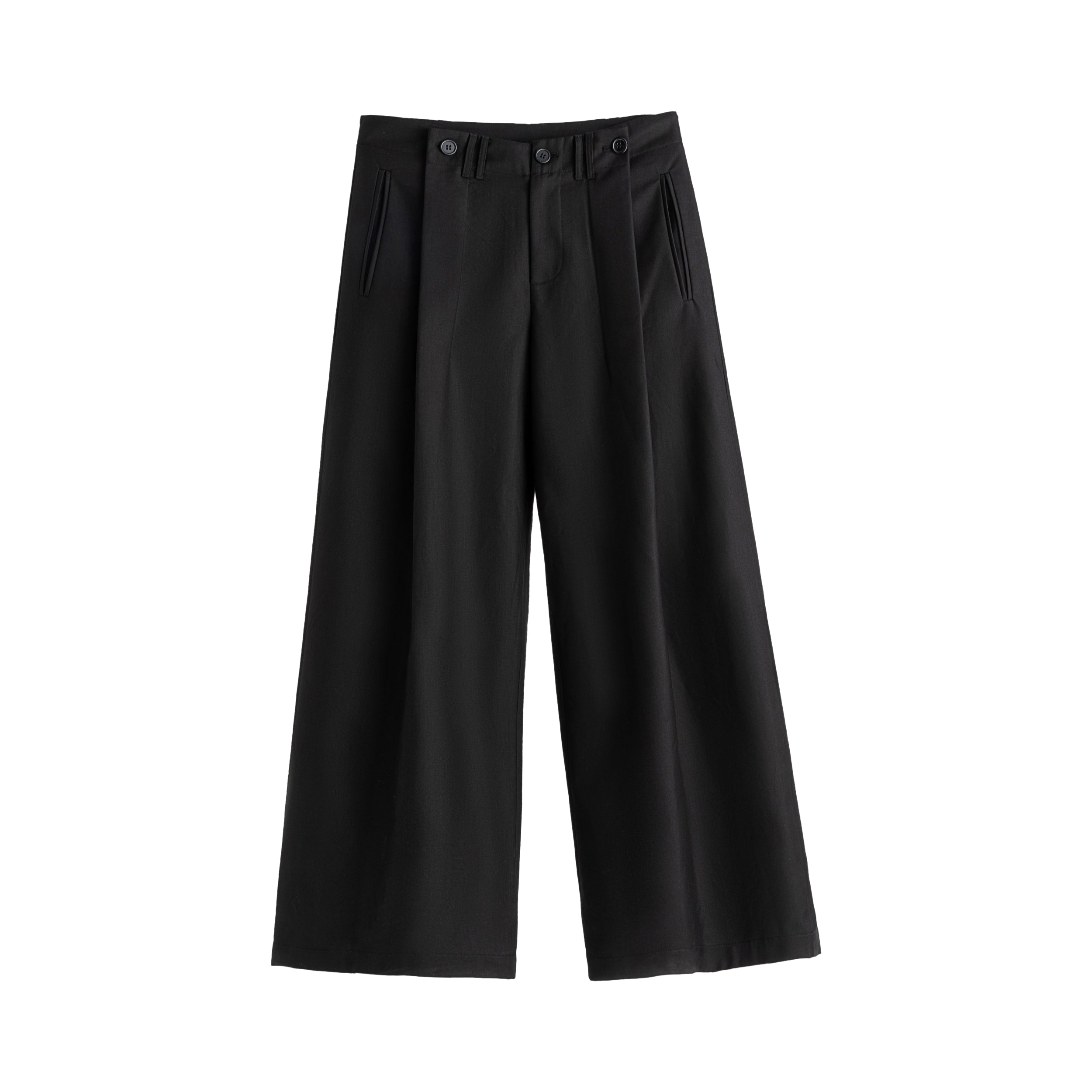 23FW Pleated Wide-Leg Pants