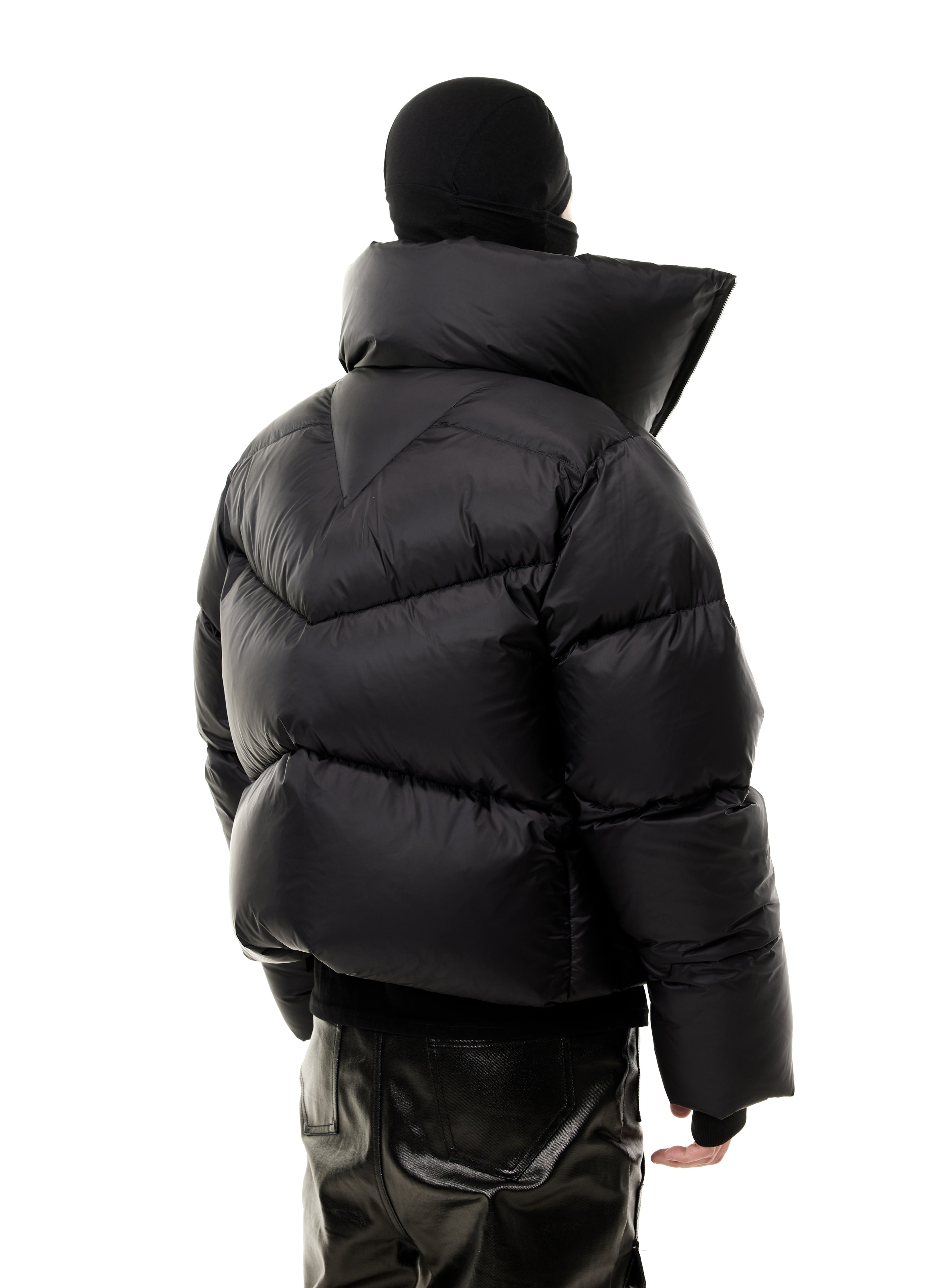 SHADOW HIGH-COLLAR DOWN JACKET