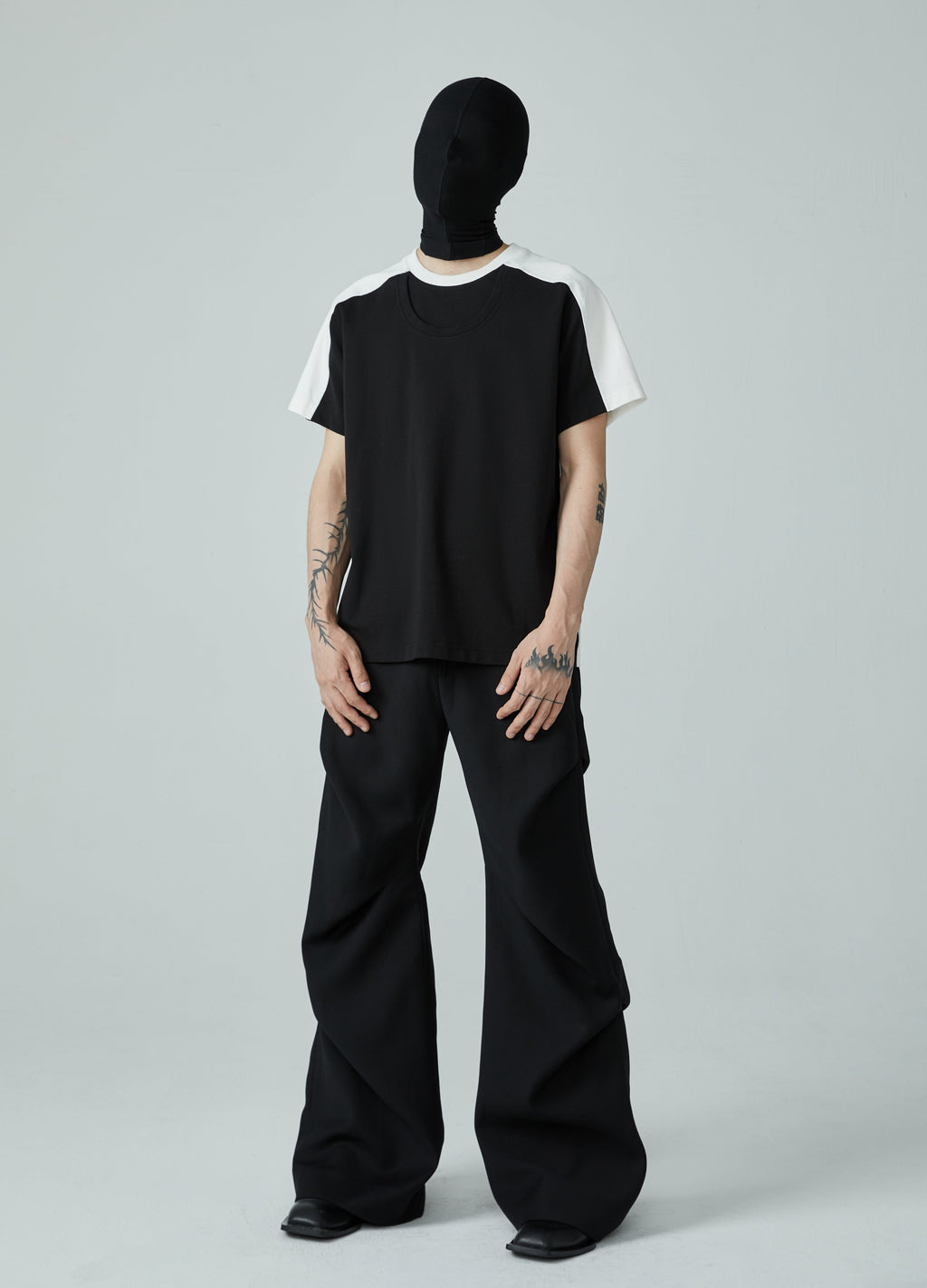 23FW Faux-Layered Jin & Jang Tee