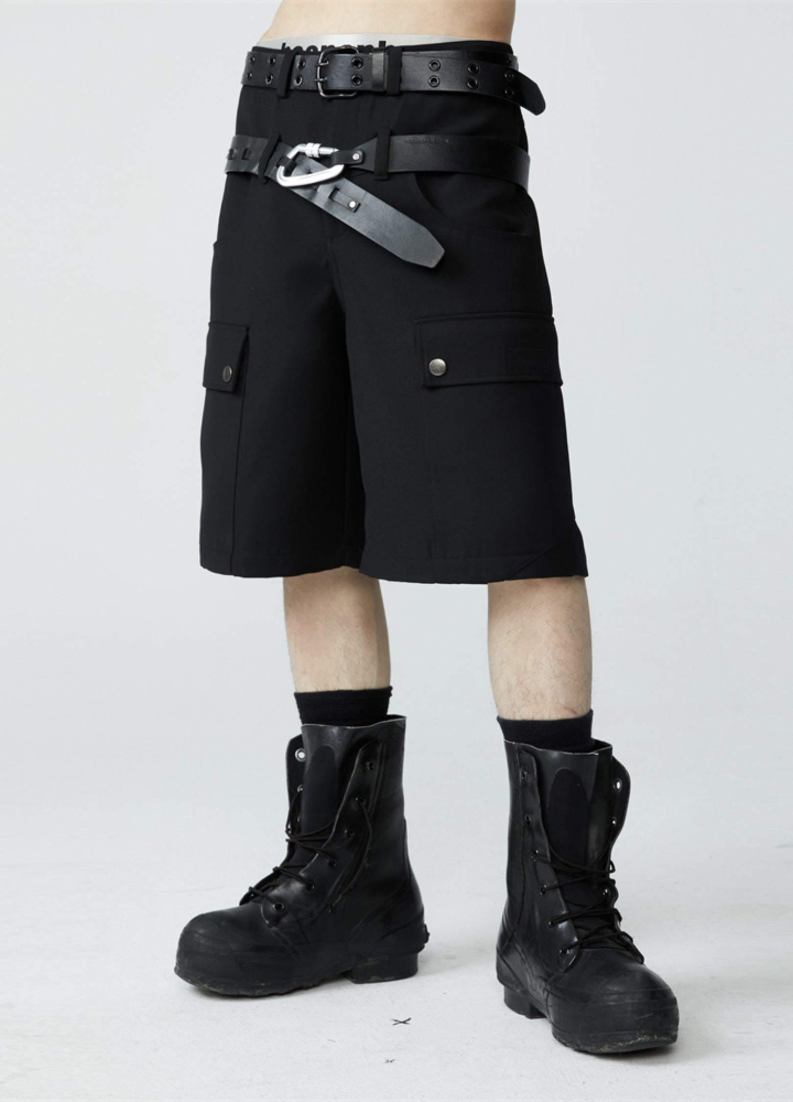 23SS Utility Dual-Belt Shorts