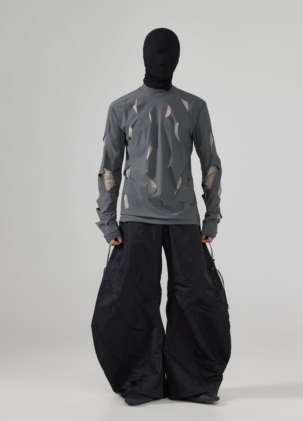 24FW Mesh Distress Tee