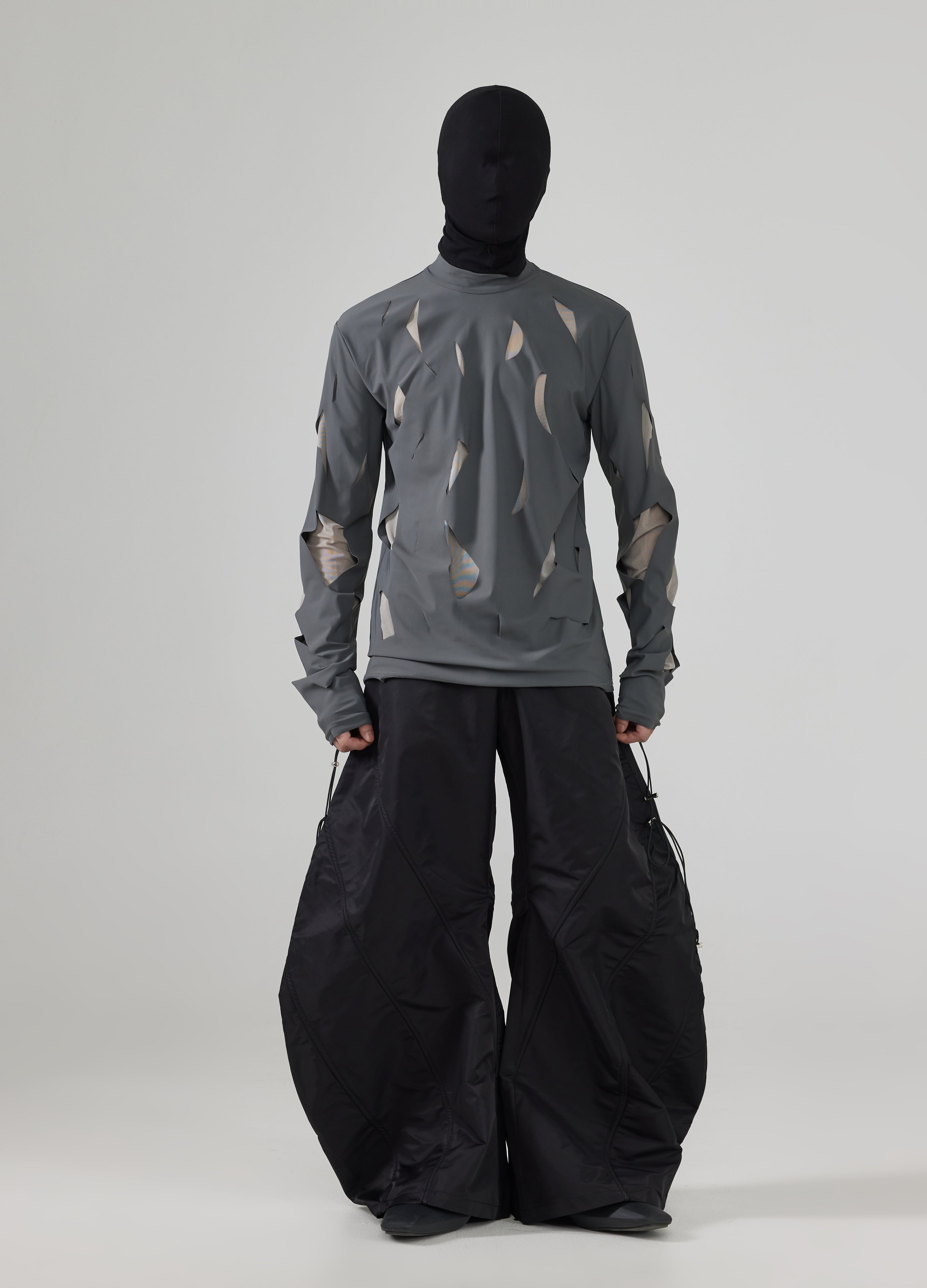 24FW Mesh Distress Tee