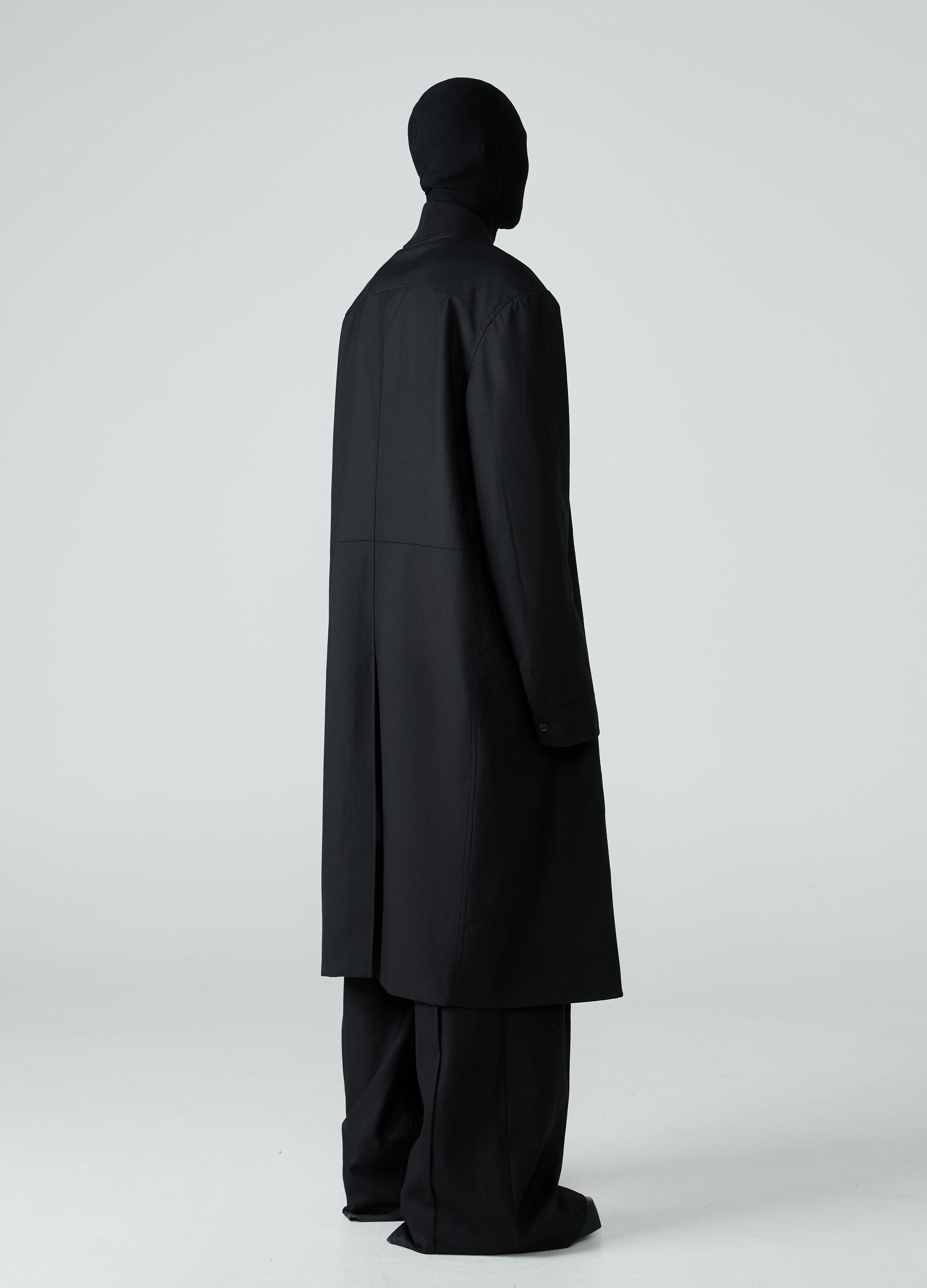 23FW V-Collar Ribbed Windbreaker Coat