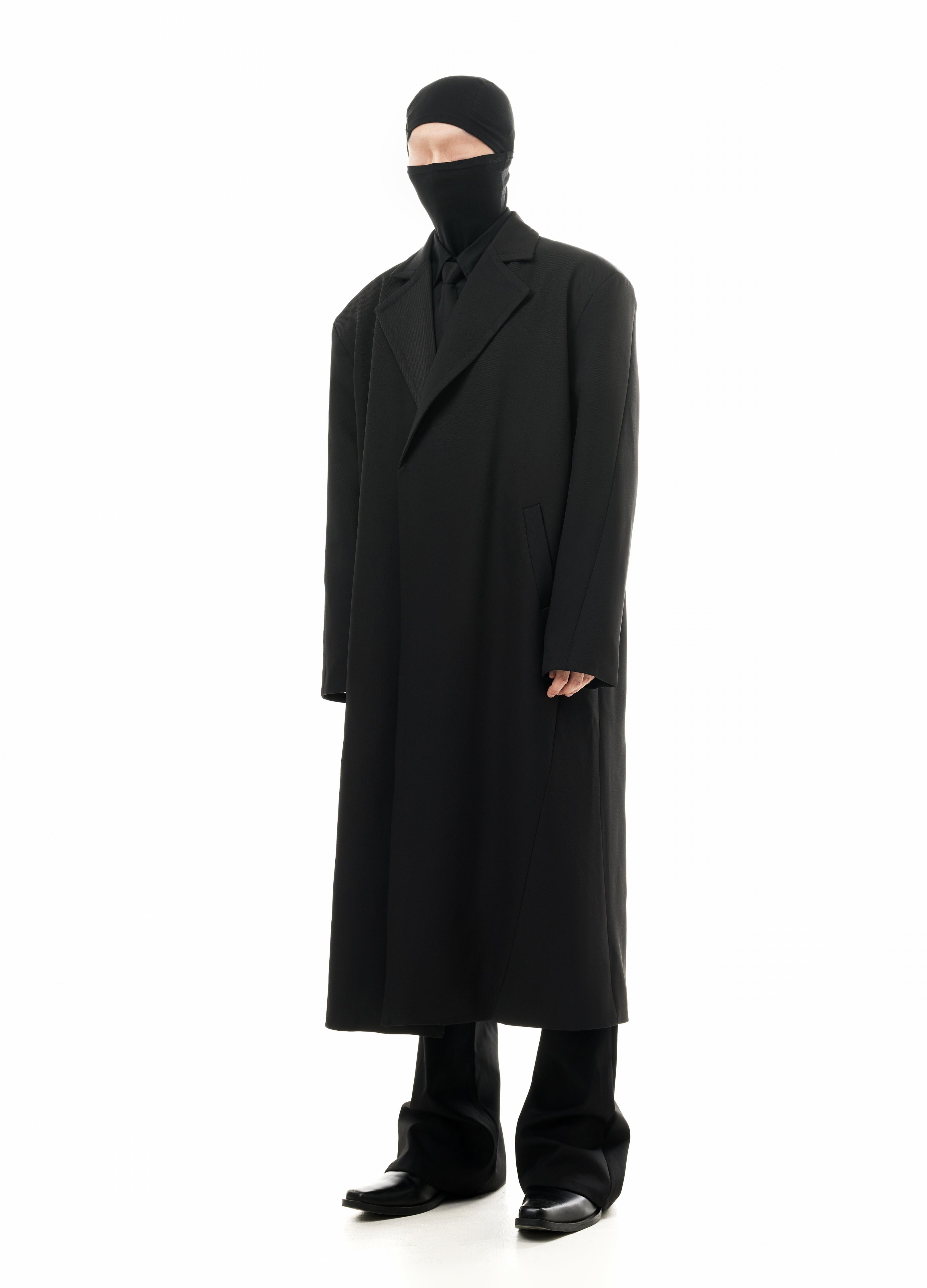 WAYNE BUTTONLESS COAT