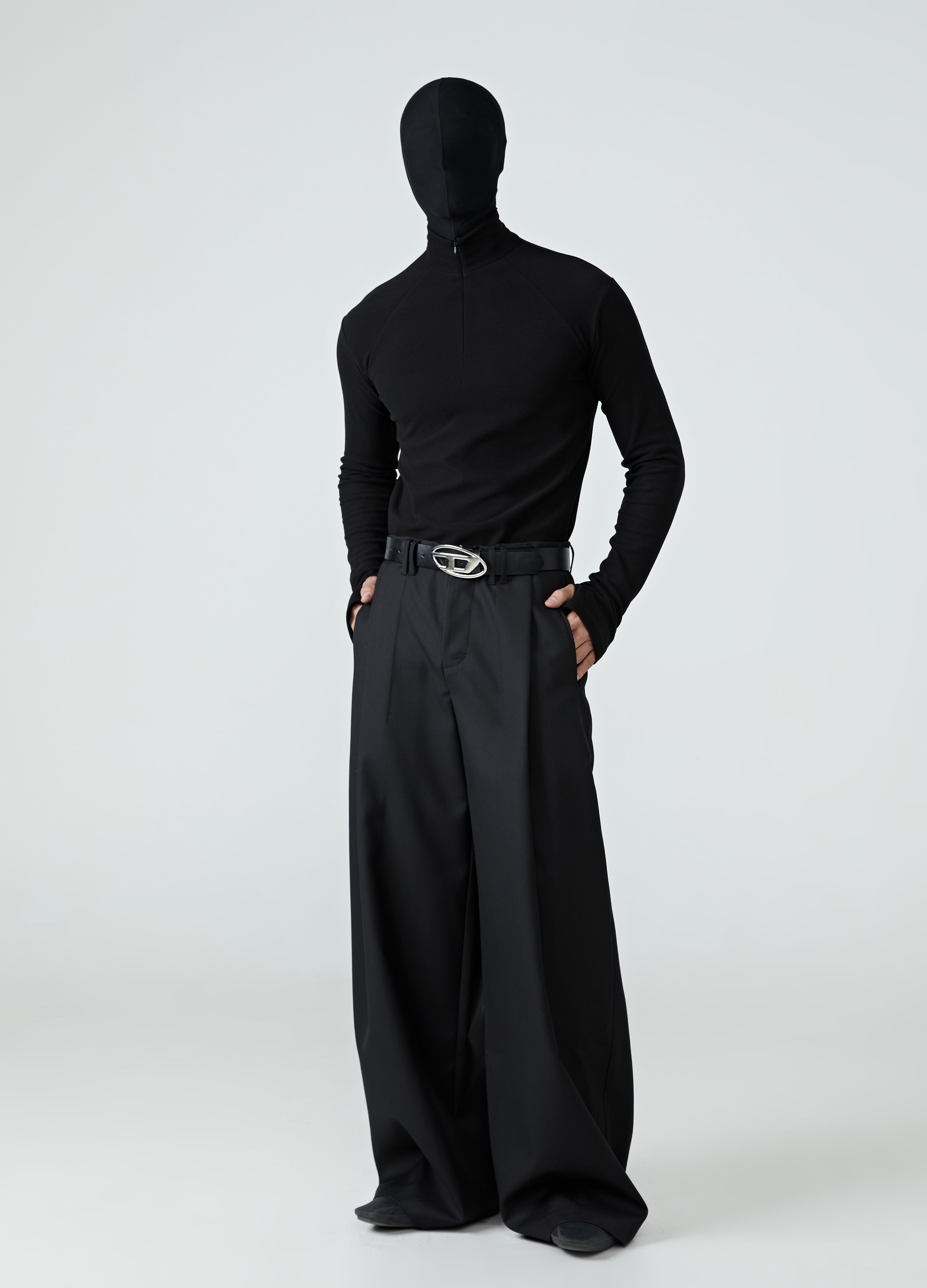 23FW German Velvet Slim 1/2 Turtleneck