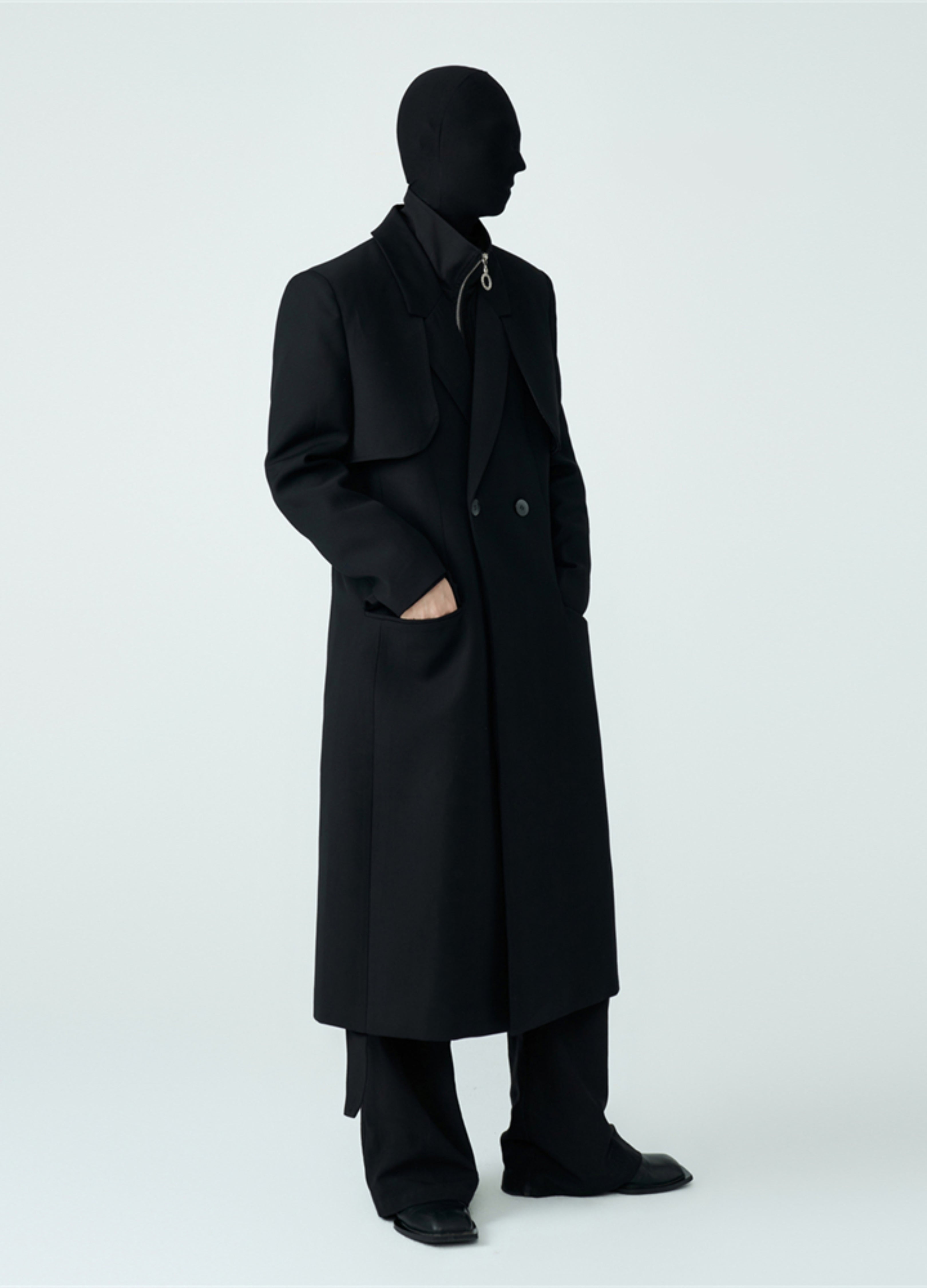 22SS Double Breasted Trench Overcoat