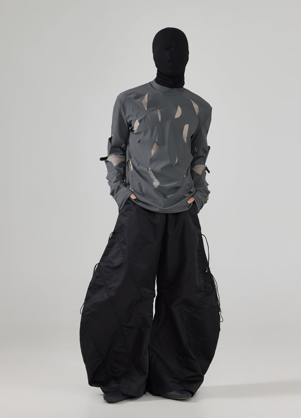 24FW Mesh Distress Tee