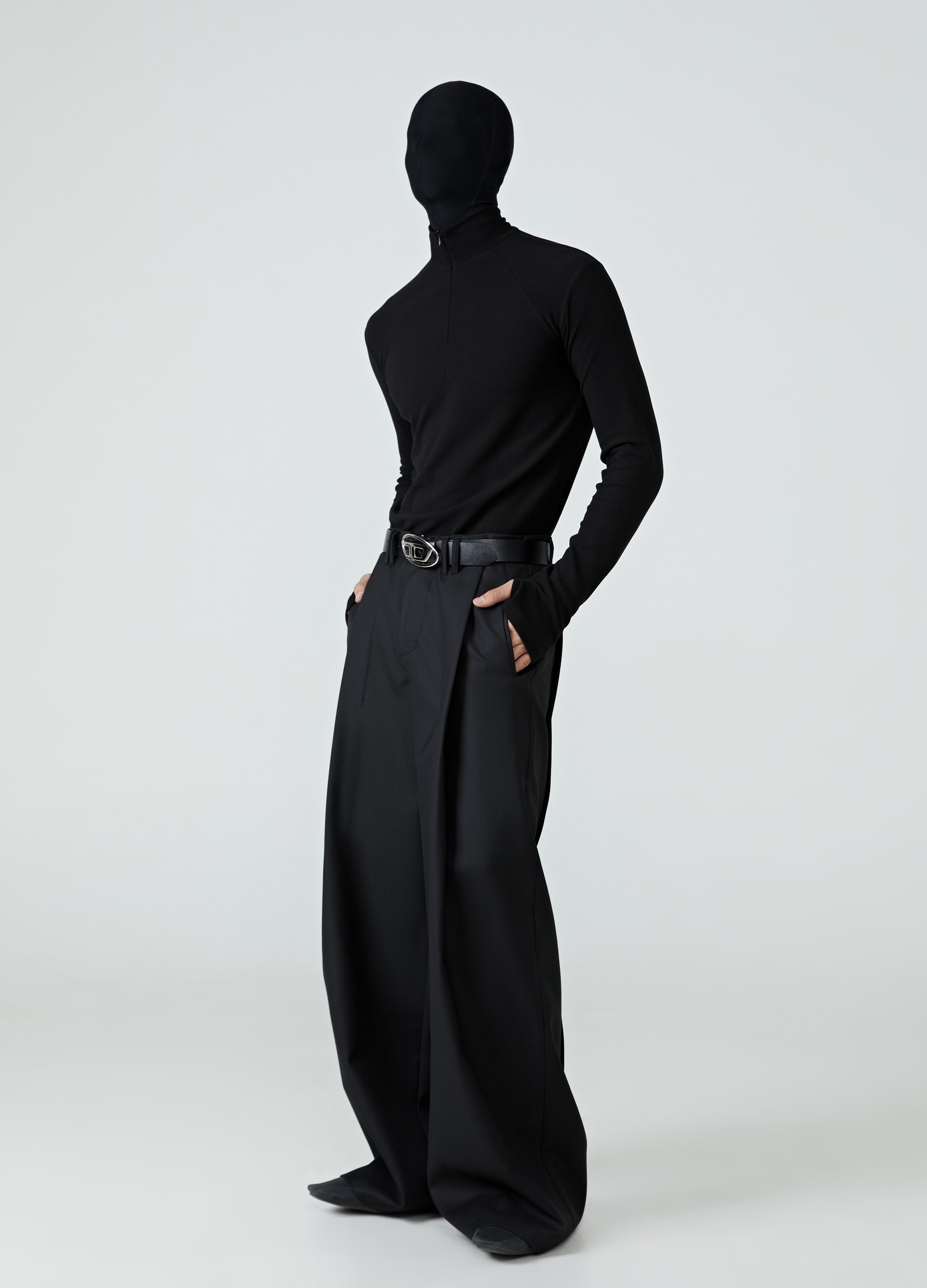 23FW German Velvet Slim 1/2 Turtleneck