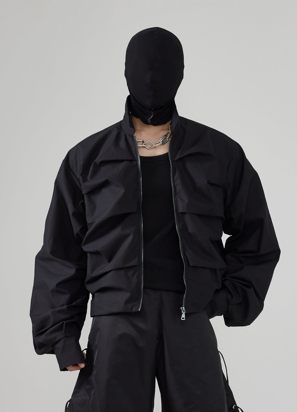 24FW Layered Pleat Jacket