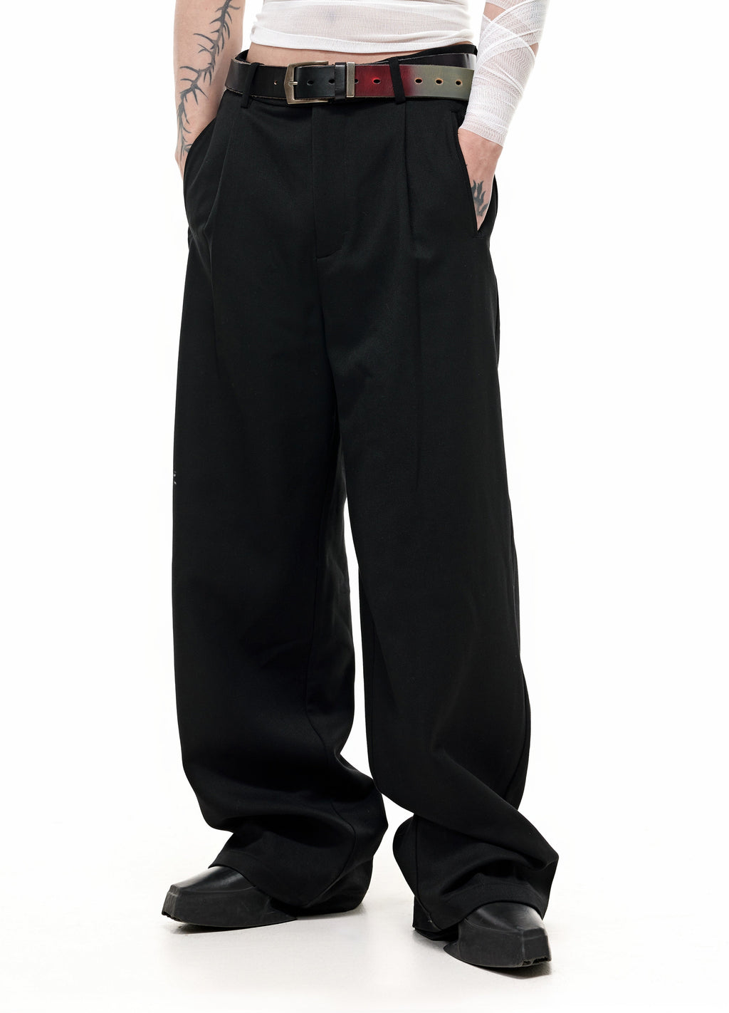 VANGUARD DRAPE WOOL PANTS