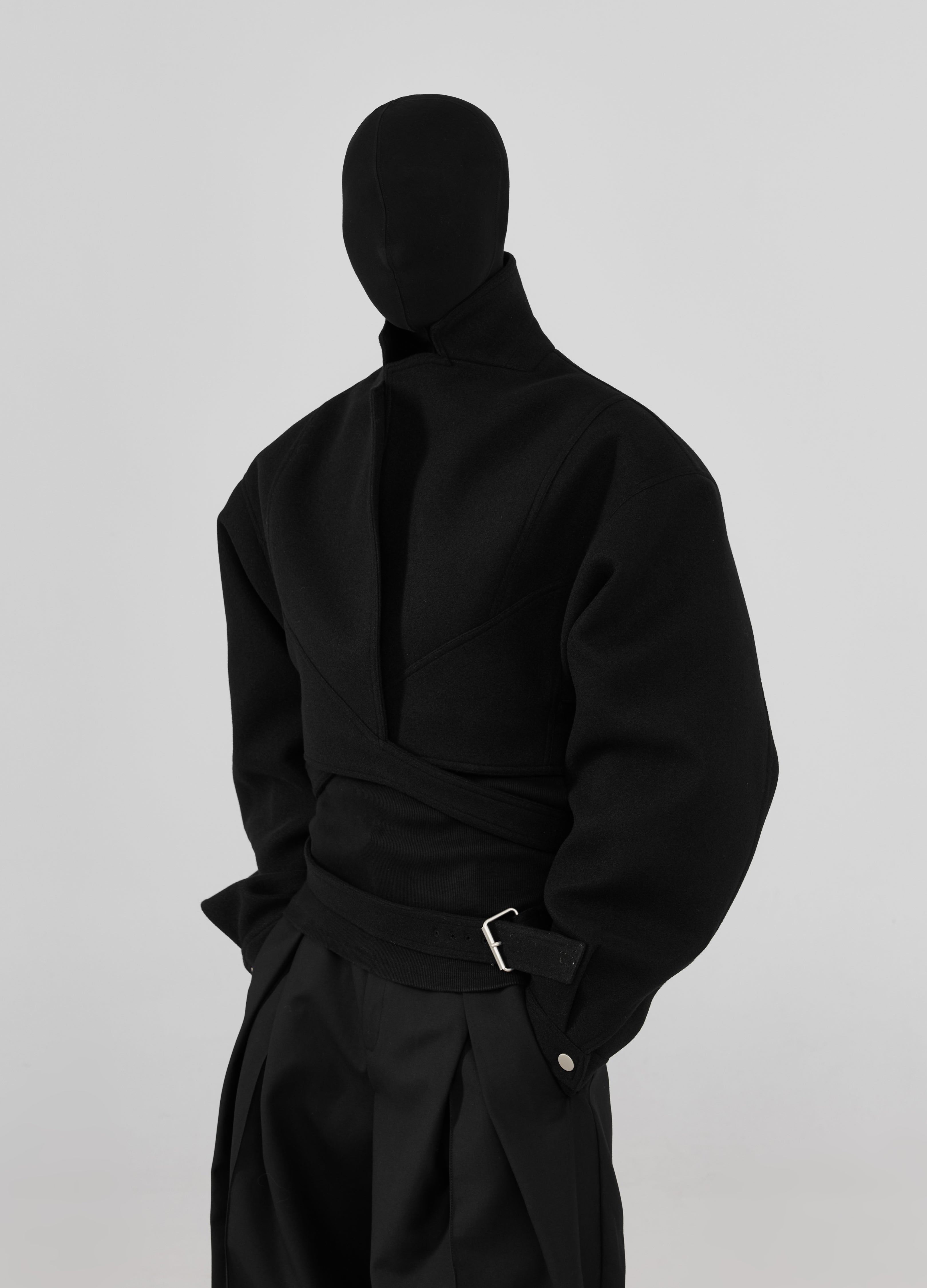 24FW Rogue Wrap-Around Cropped Jacket