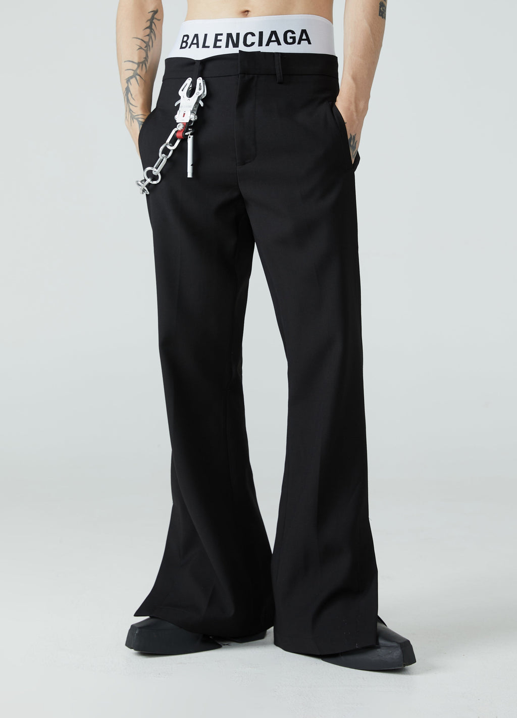 Pantalon à fente micro-botte 23FW 