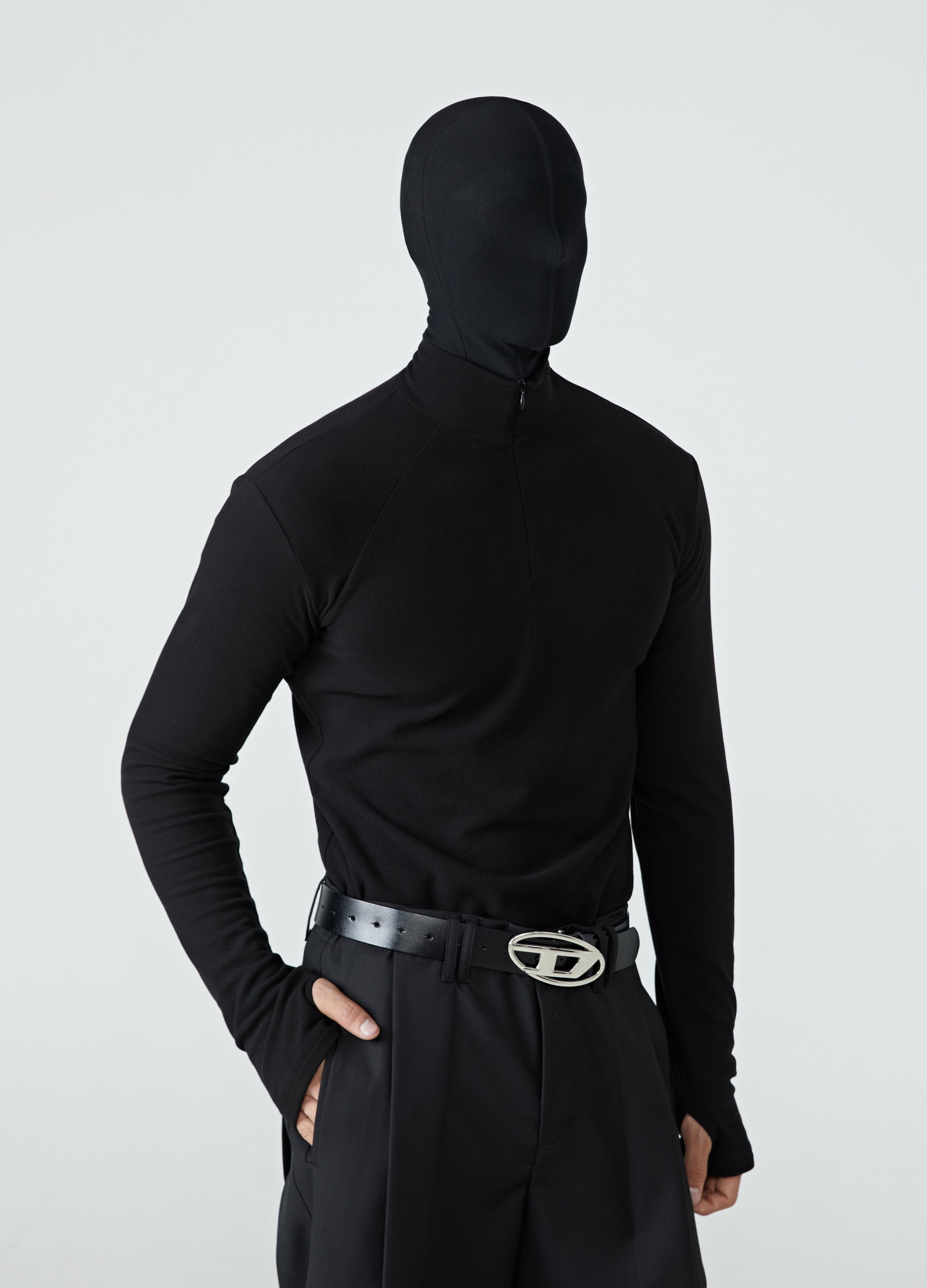 23FW German Velvet Slim 1/2 Turtleneck