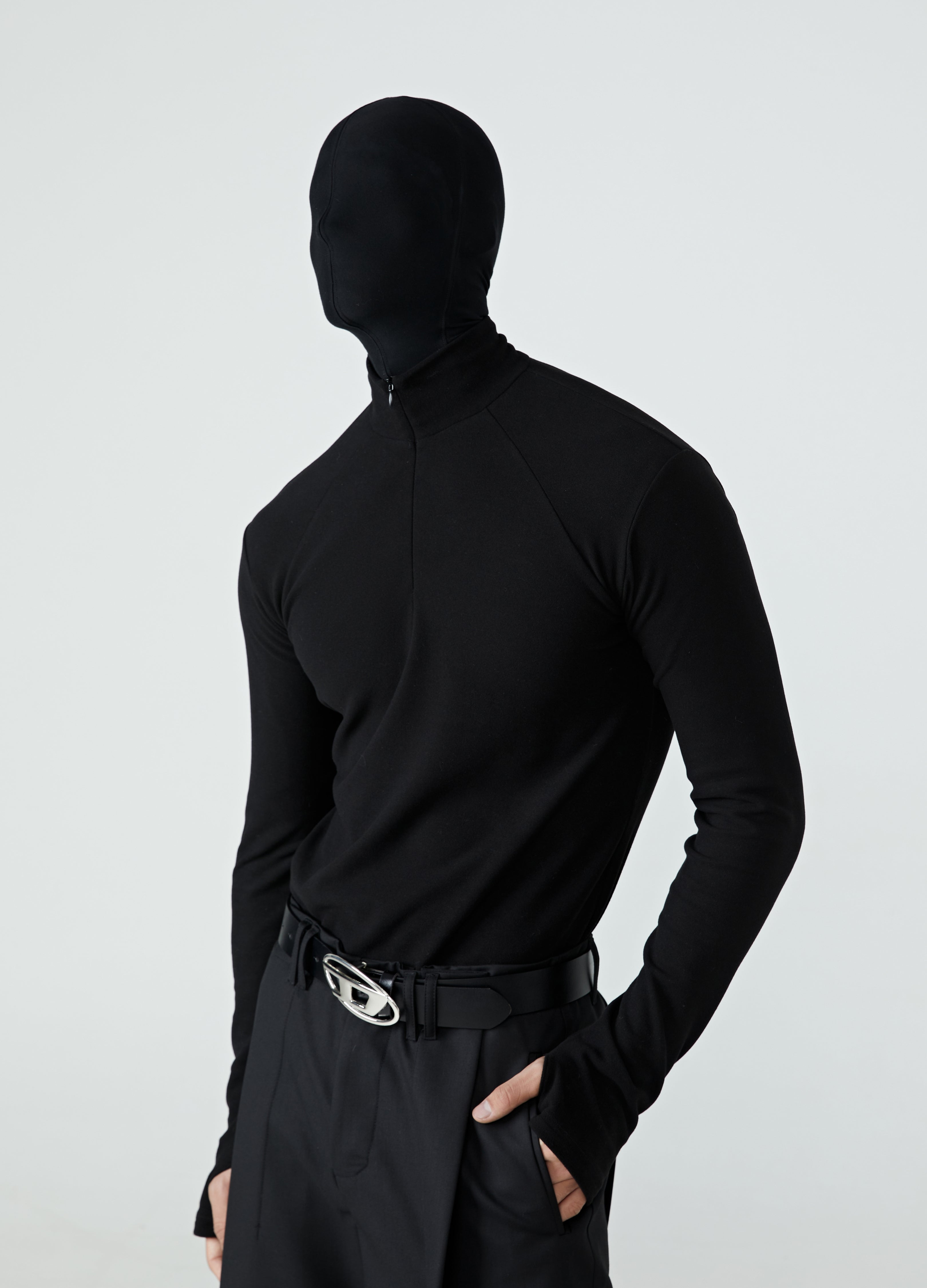 23FW German Velvet Slim 1/2 Turtleneck
