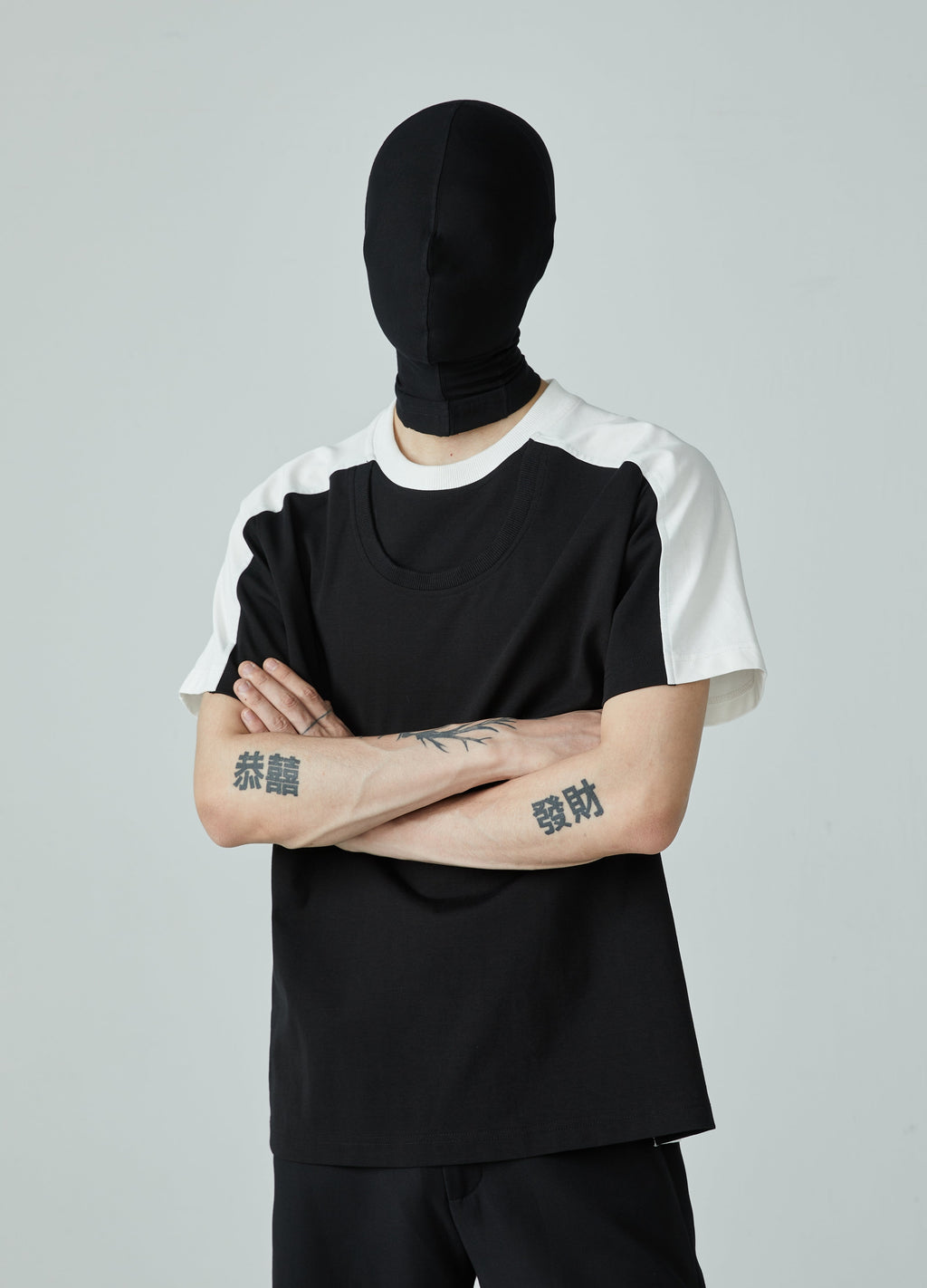 23FW Faux-Layered Jin & Jang Tee