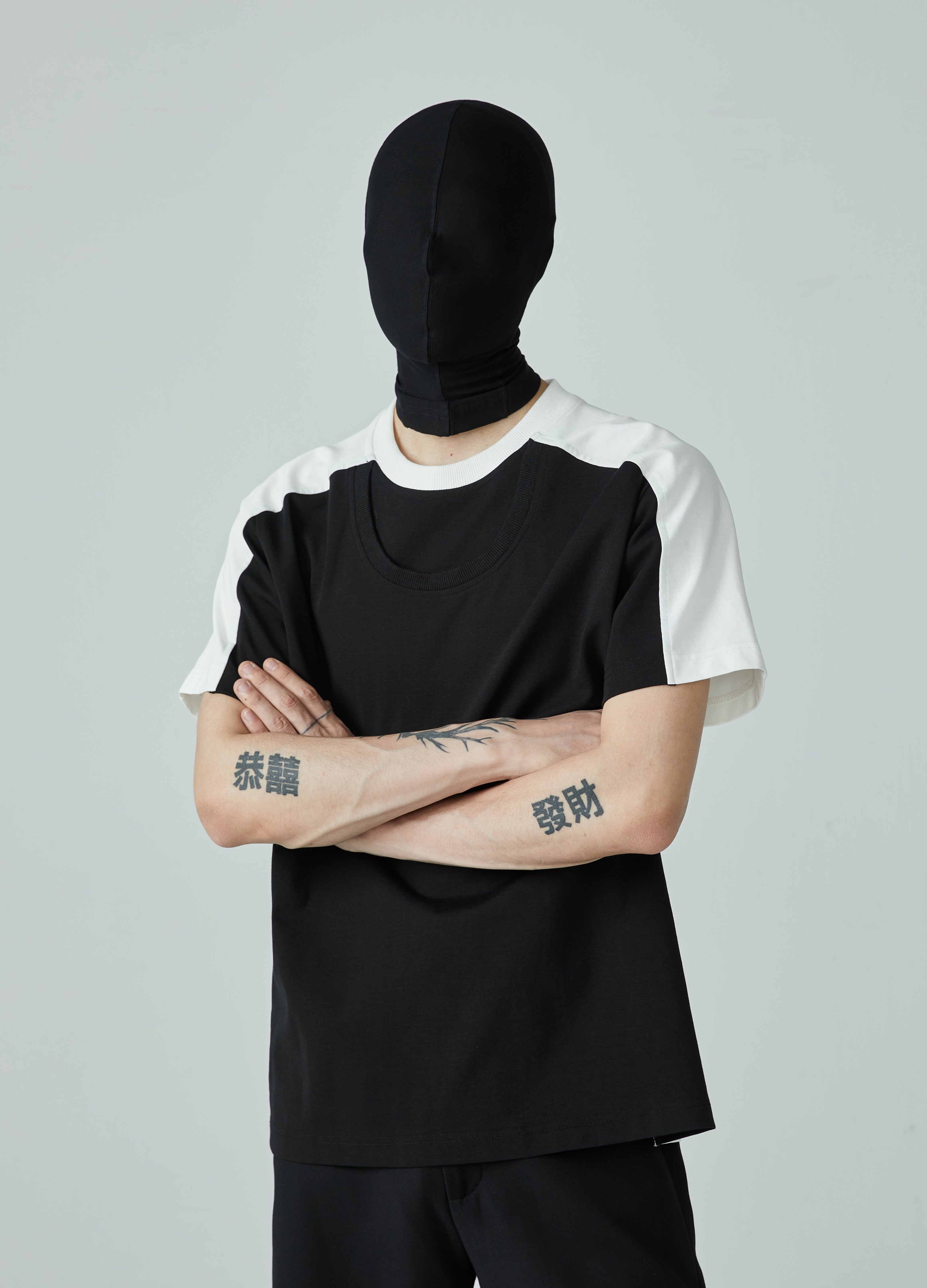 23FW Faux-Layered Jin & Jang Tee