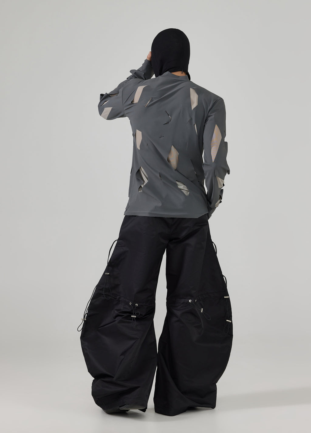 24FW Mesh Distress Tee