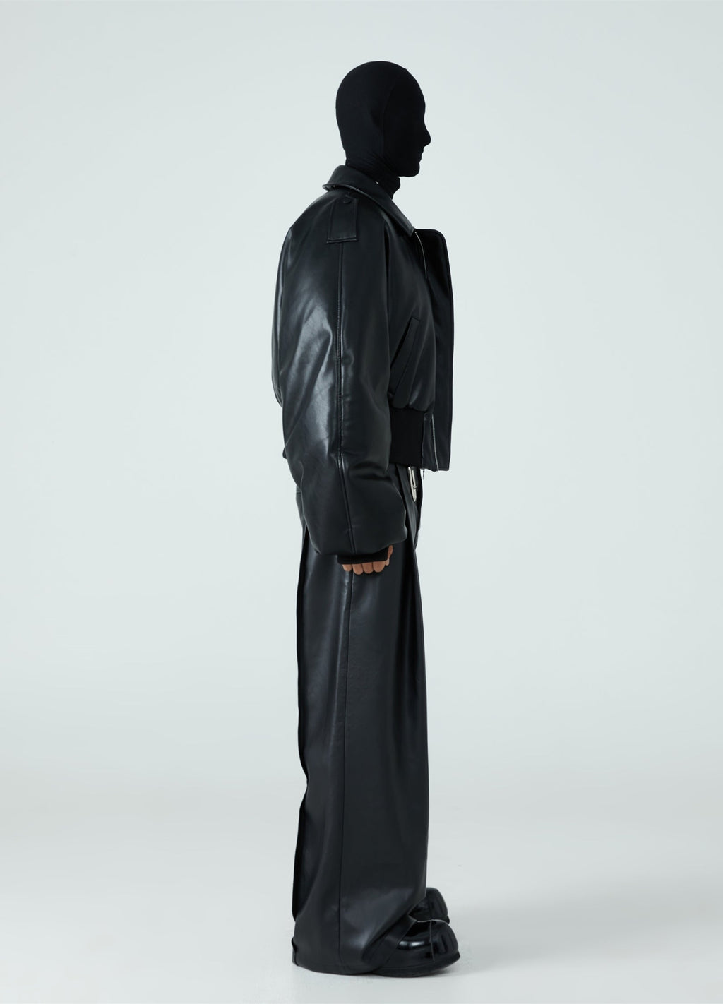 23FW Guardian PU Leather Down Jacket