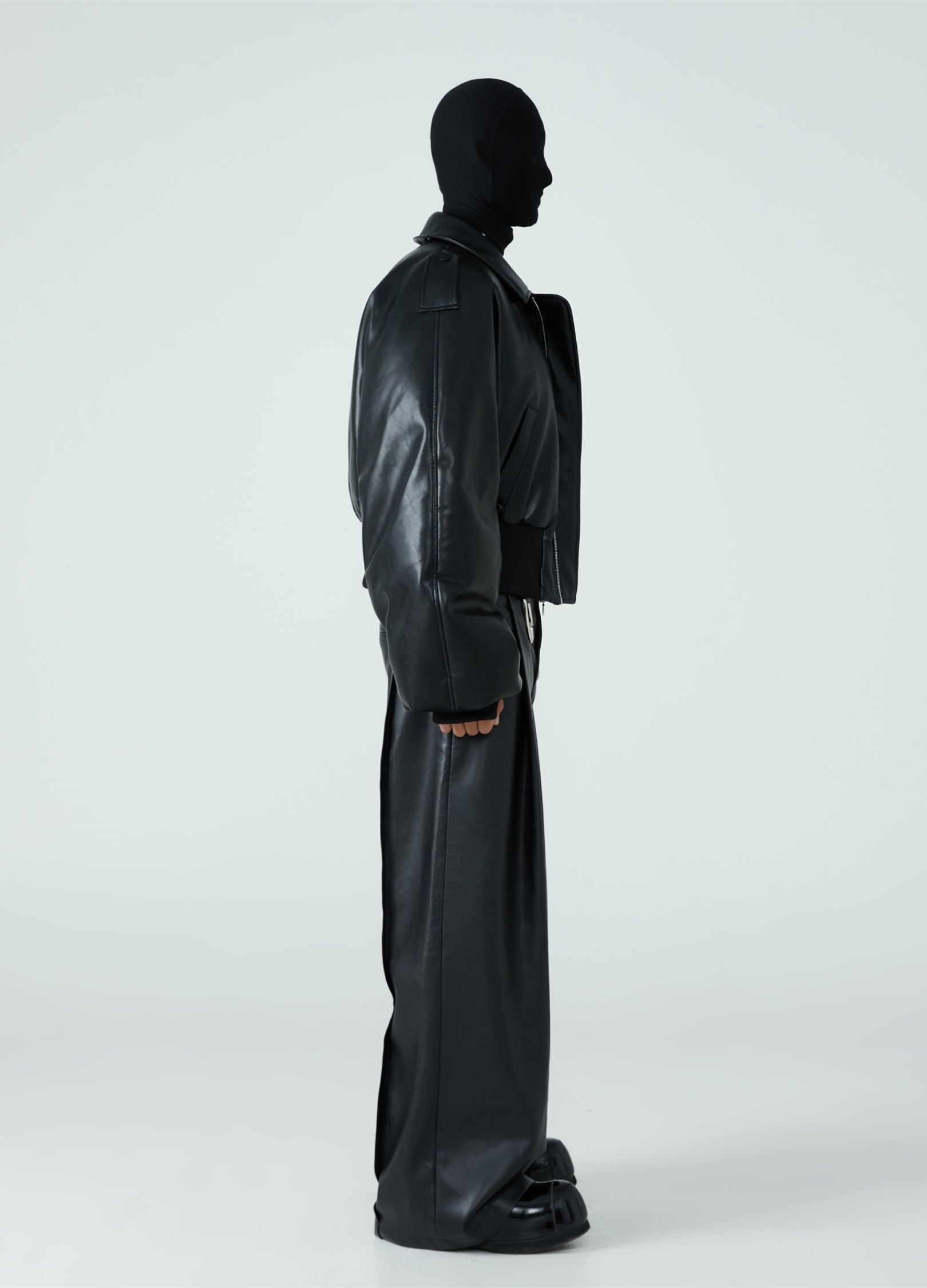 23FW Guardian PU Leather Down Jacket