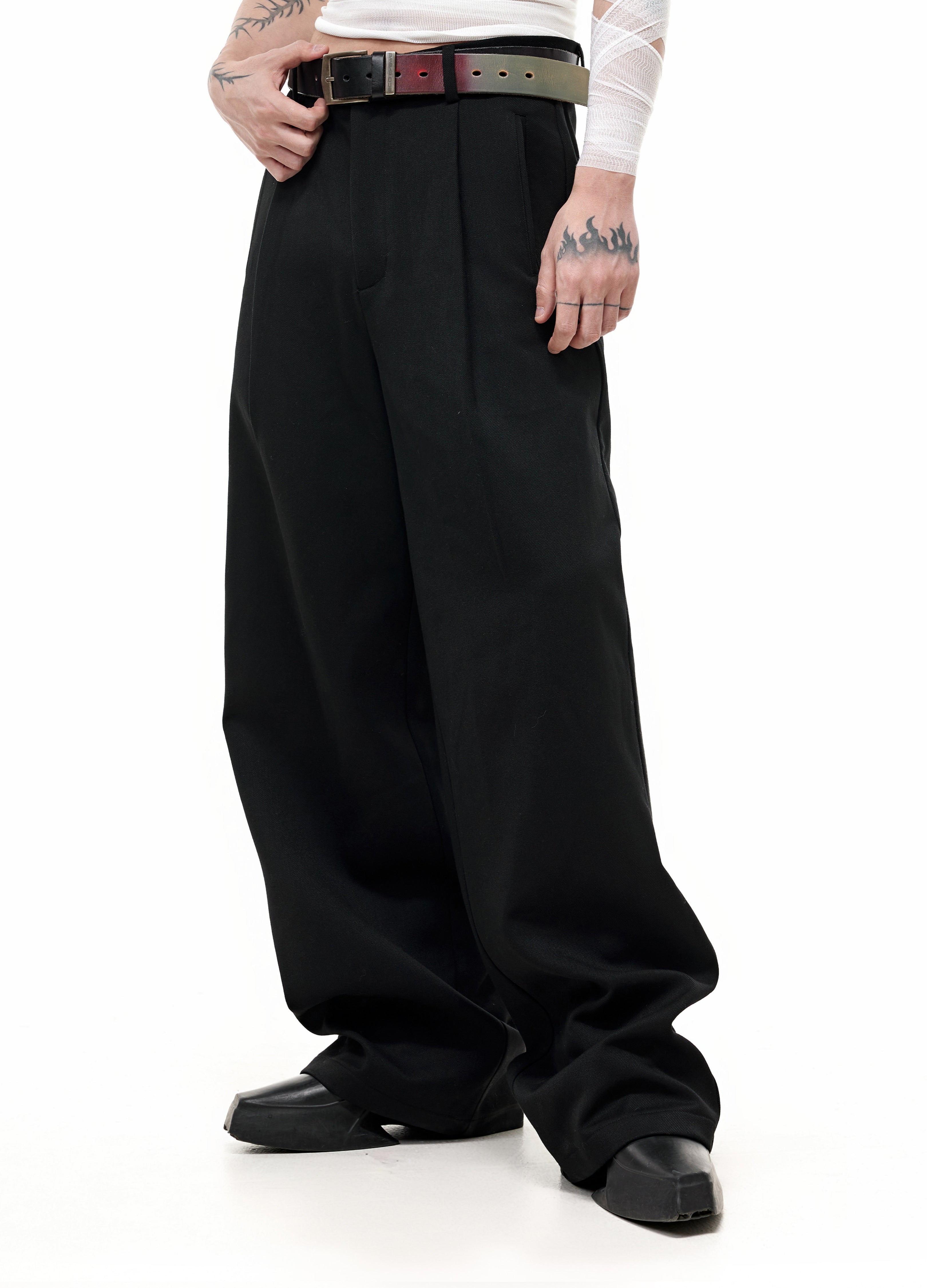 VANGUARD DRAPE WOOL PANTS