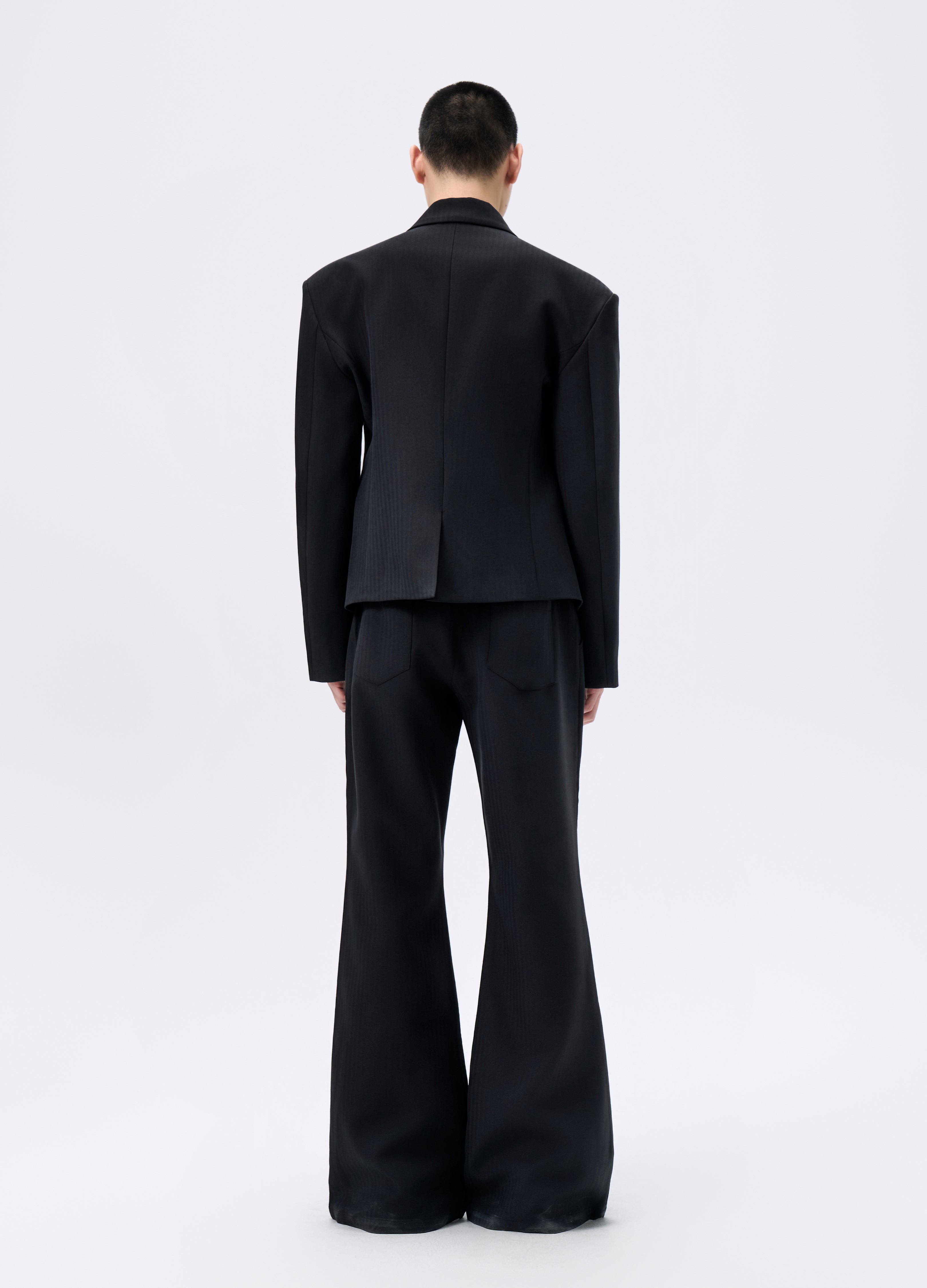 25FW HERRINGBONE HOURGLASS BLAZER