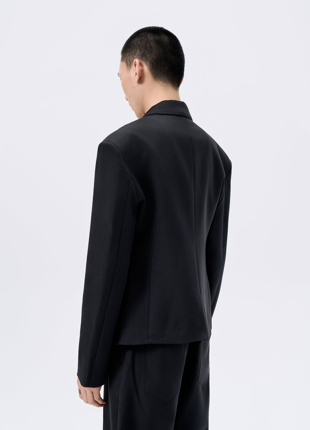 25FW HERRINGBONE HOURGLASS BLAZER