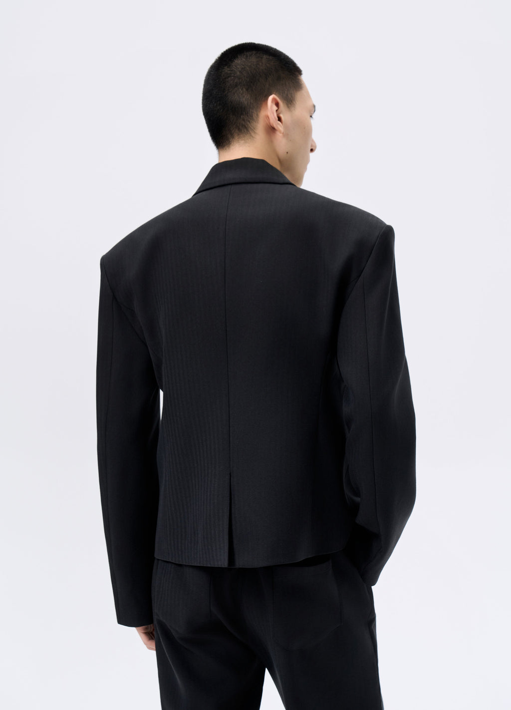 25FW HERRINGBONE HOURGLASS BLAZER