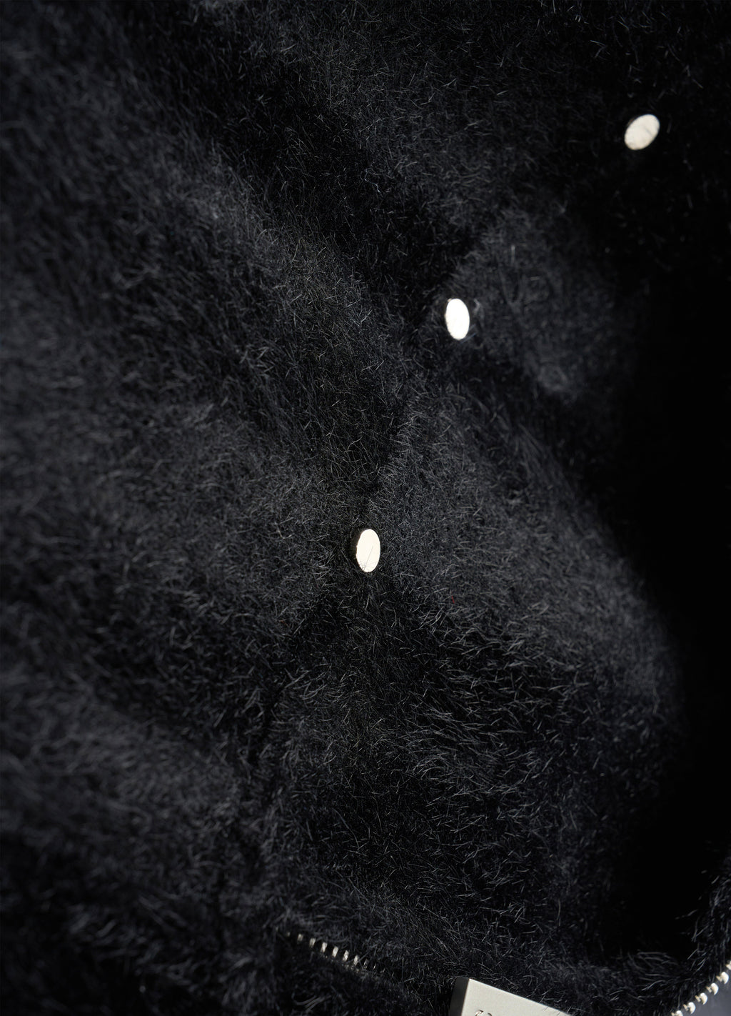 25FW STUDDED HORSEHAIR JACKET