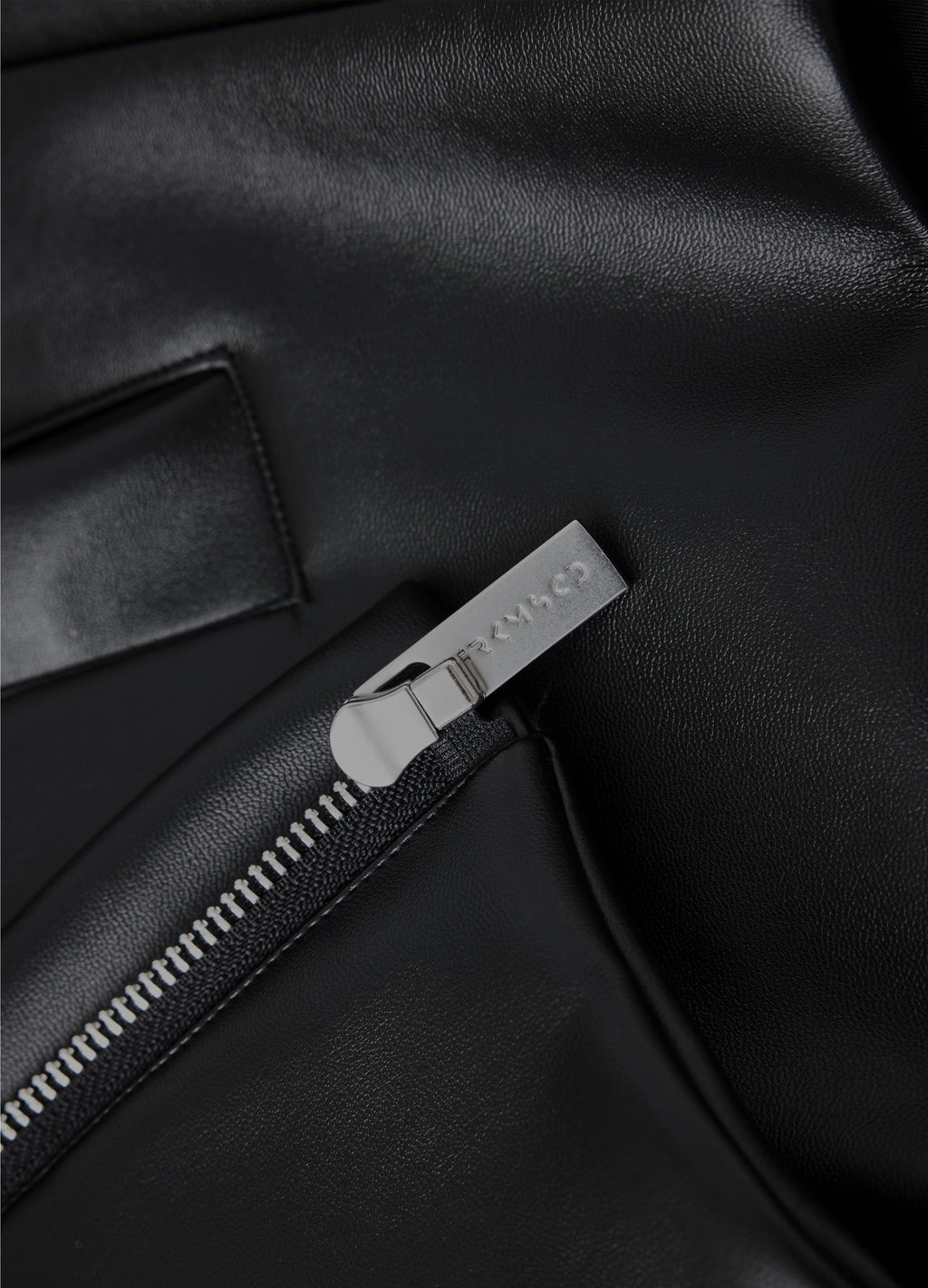 25FW SHOULDERED LEATHER BIKER JACKET