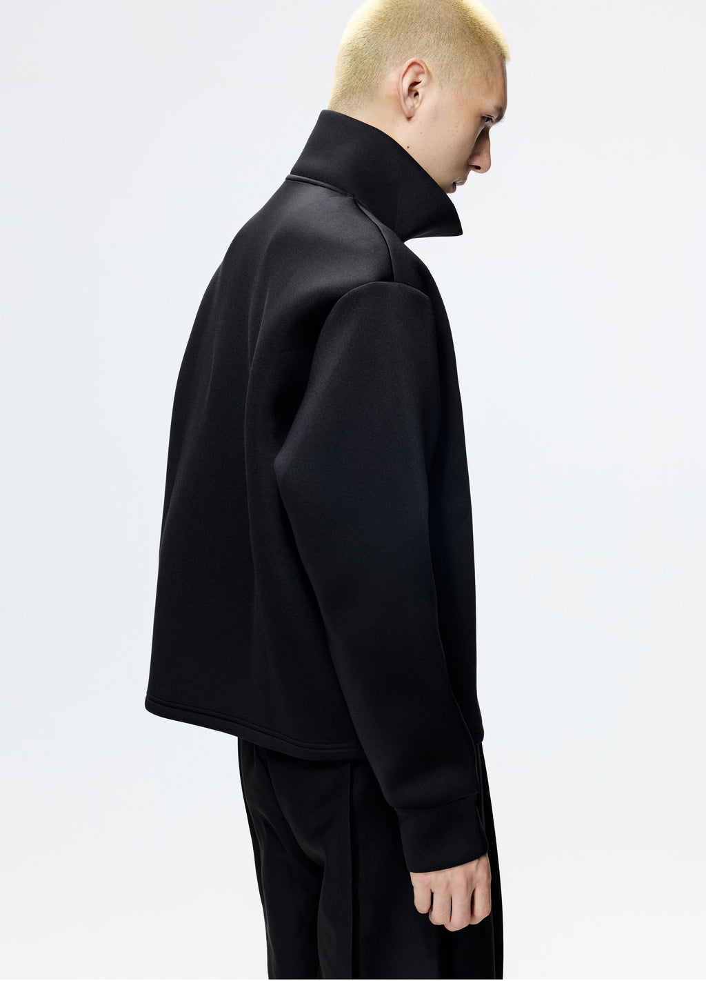 25FW SLANT COLLAR POLO SWEATSHIRT