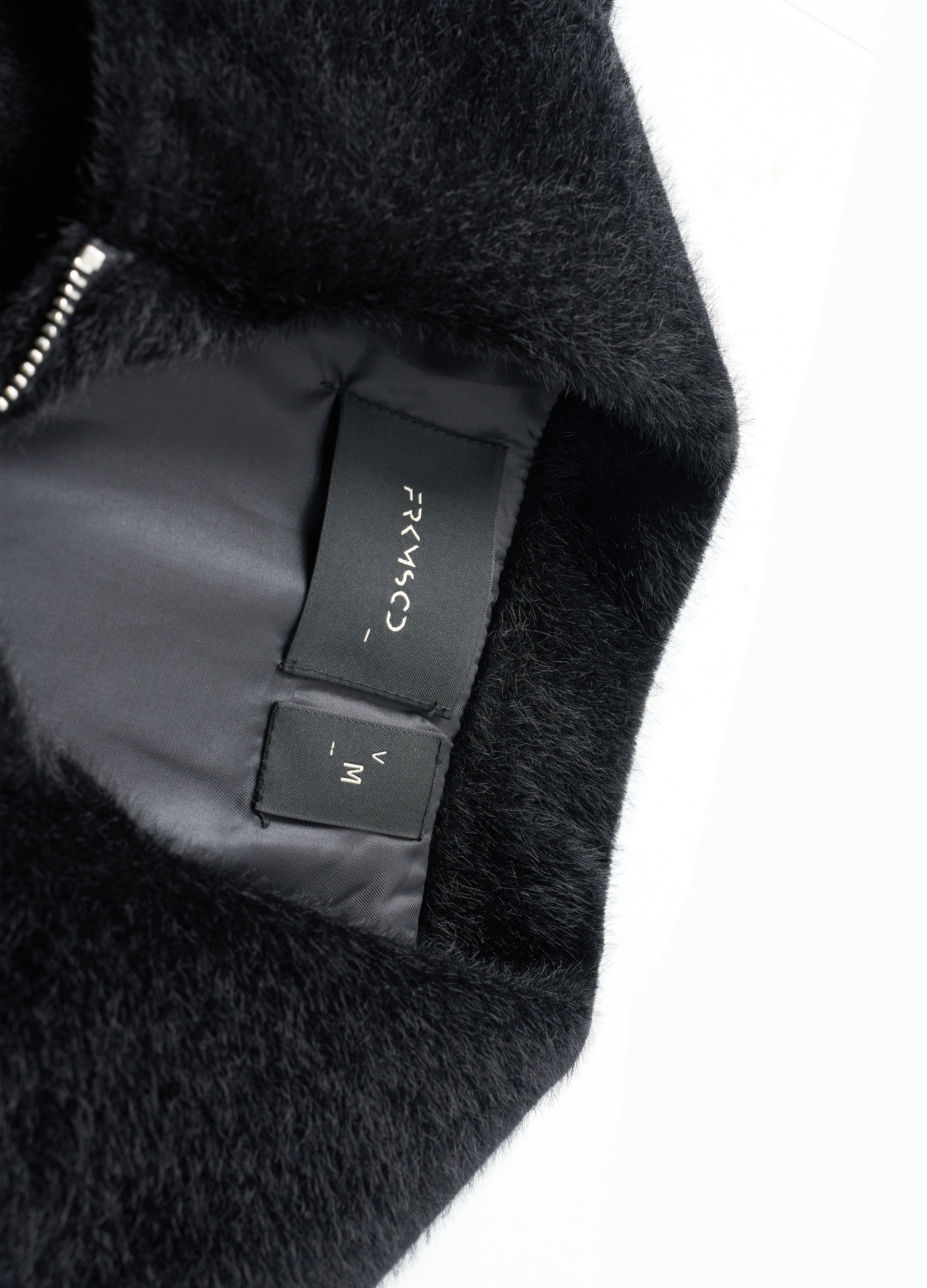 25FW STUDDED HORSEHAIR JACKET