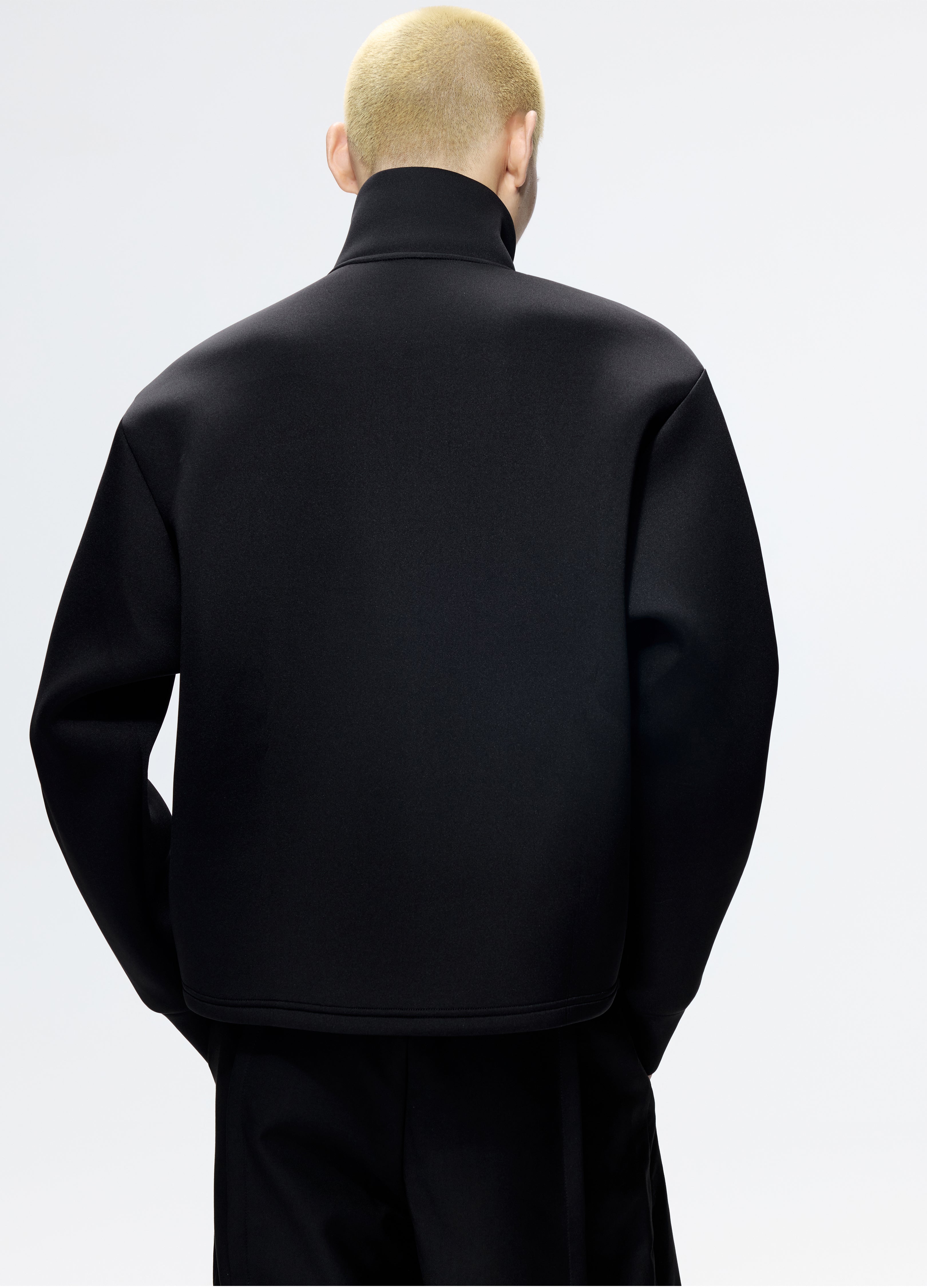 25FW SLANT COLLAR POLO SWEATSHIRT