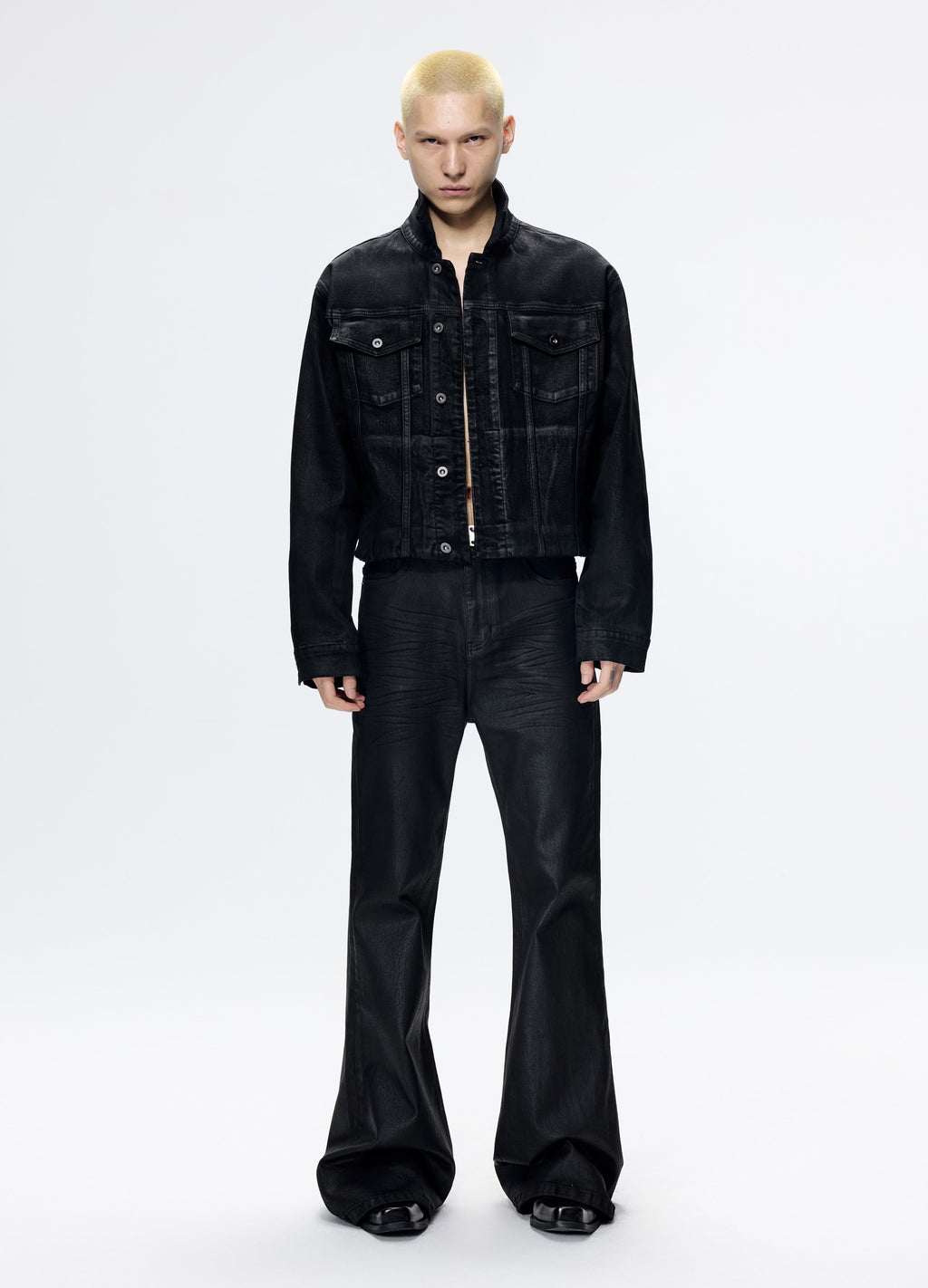 25FW HAND-WAXED DENIM JACKET