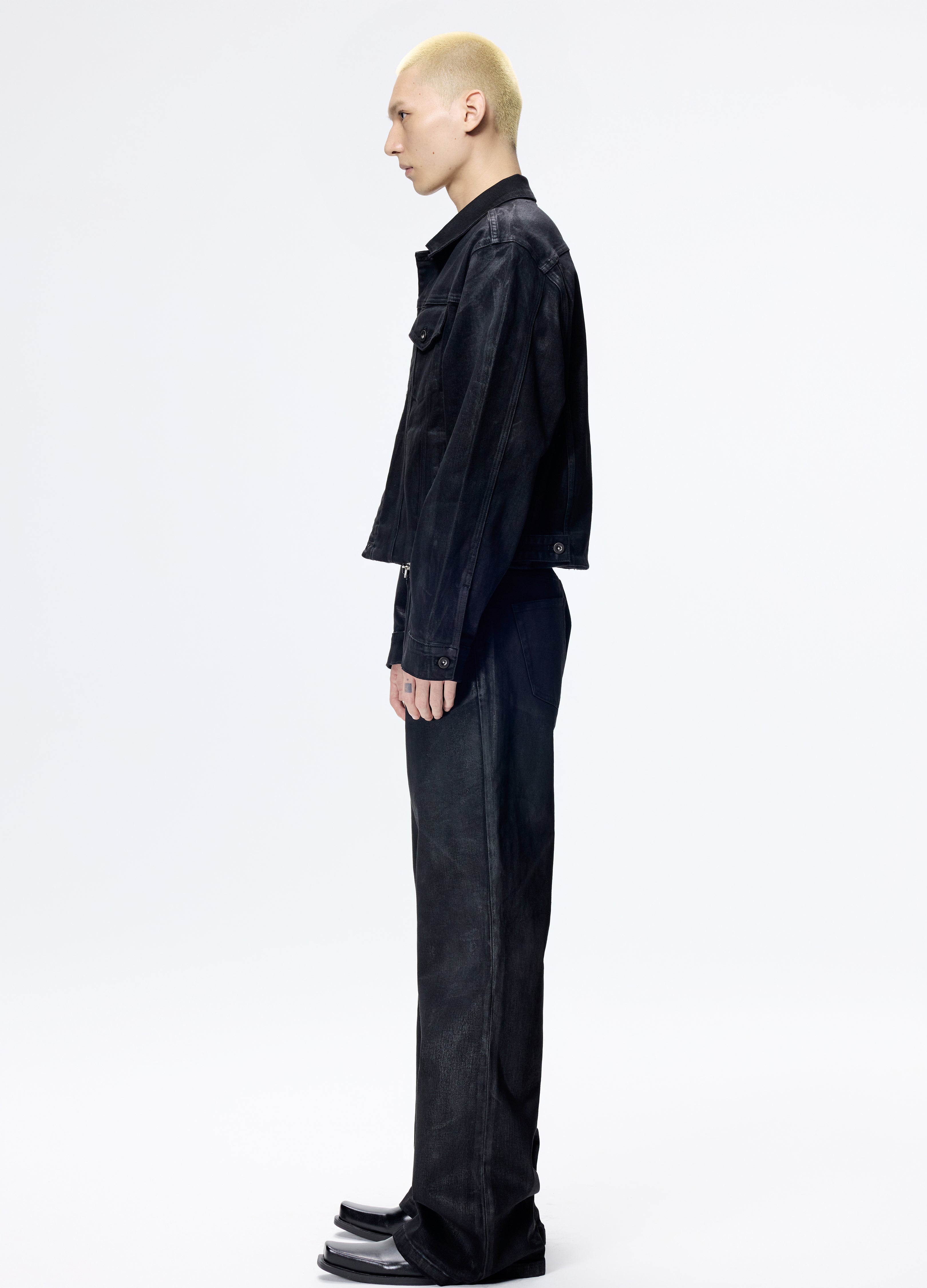 25FW HAND-WAXED DENIM JACKET