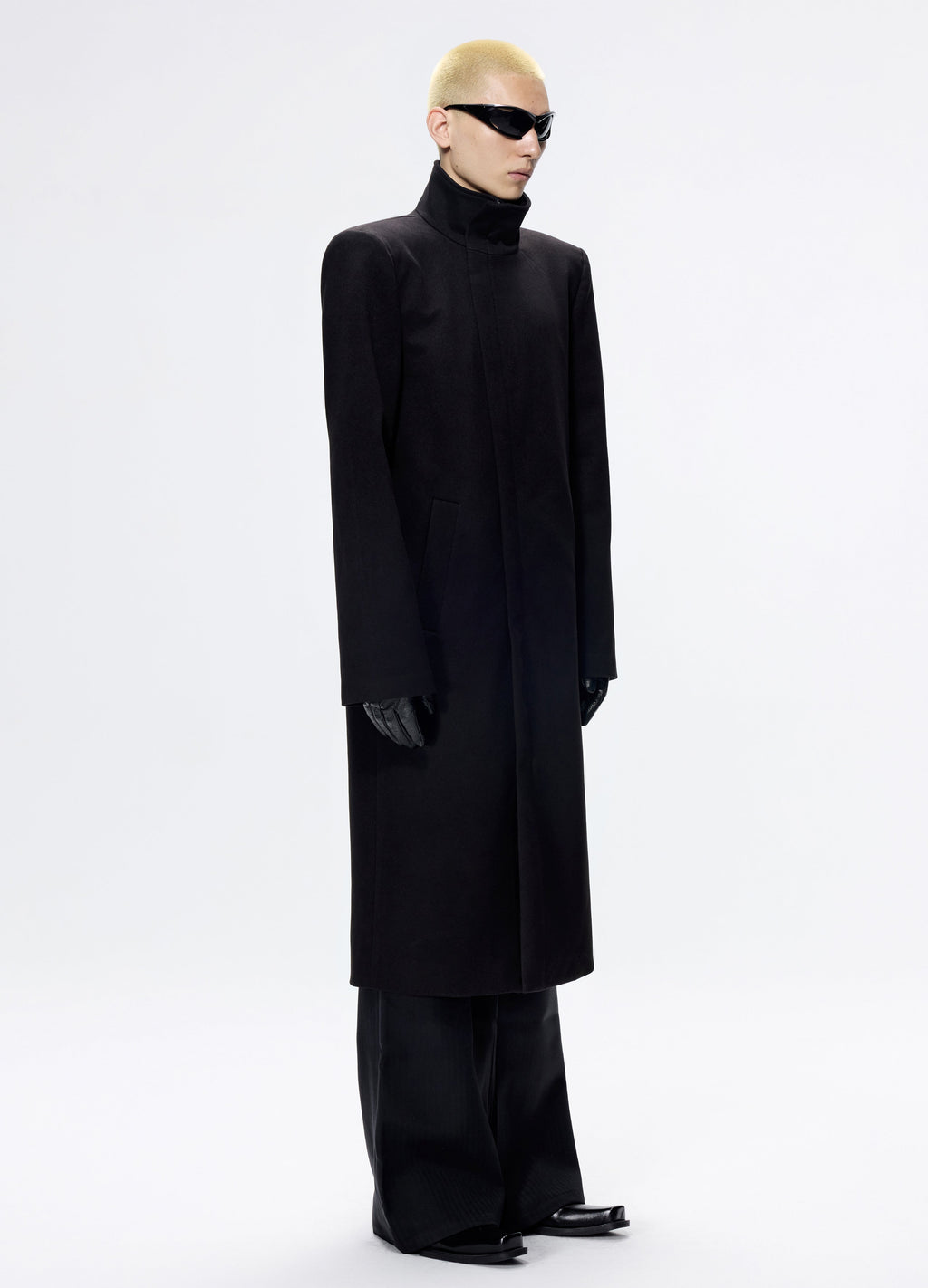 25FW SHARP SHOULDER WOOL COAT