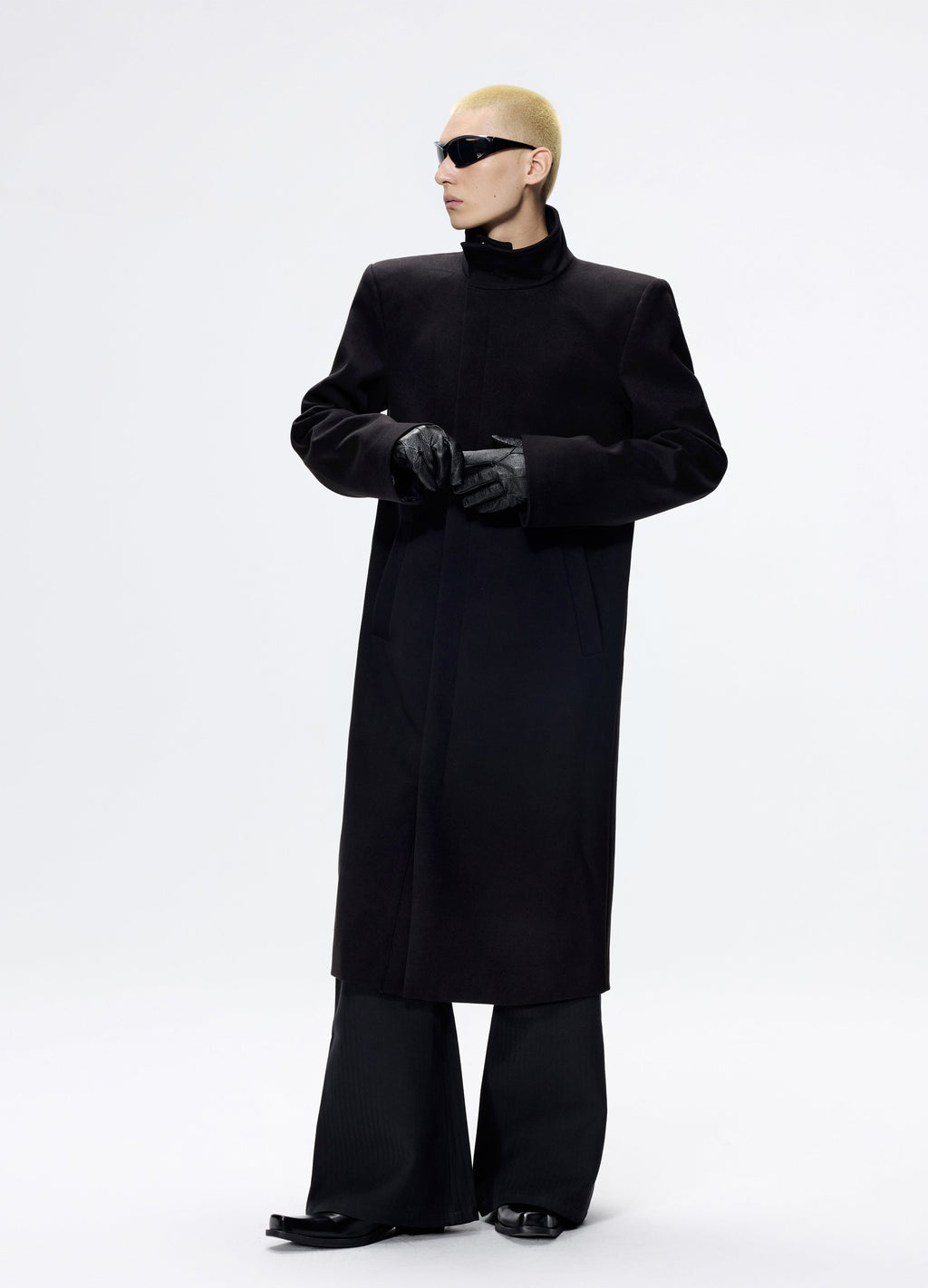 25FW SHARP SHOULDER WOOL COAT