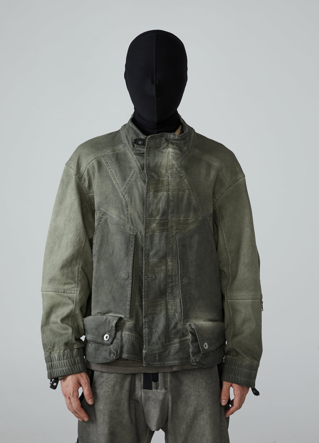 Wasteland Washed Distressed Denim Work Jacket