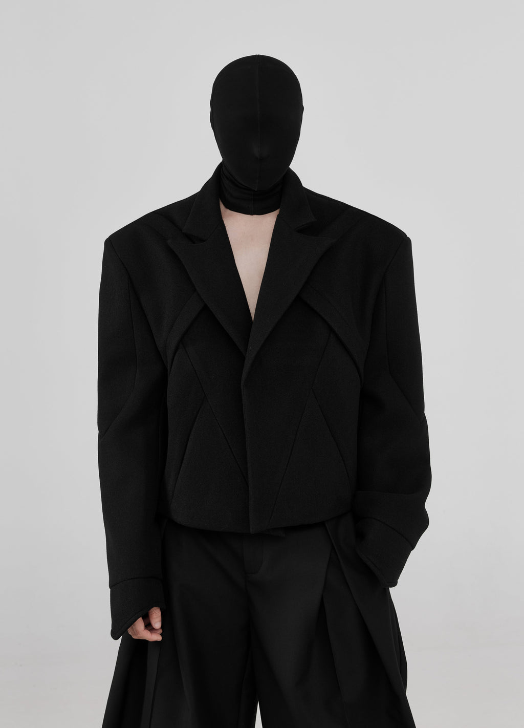 24FW Dark Strata Wool Jacket