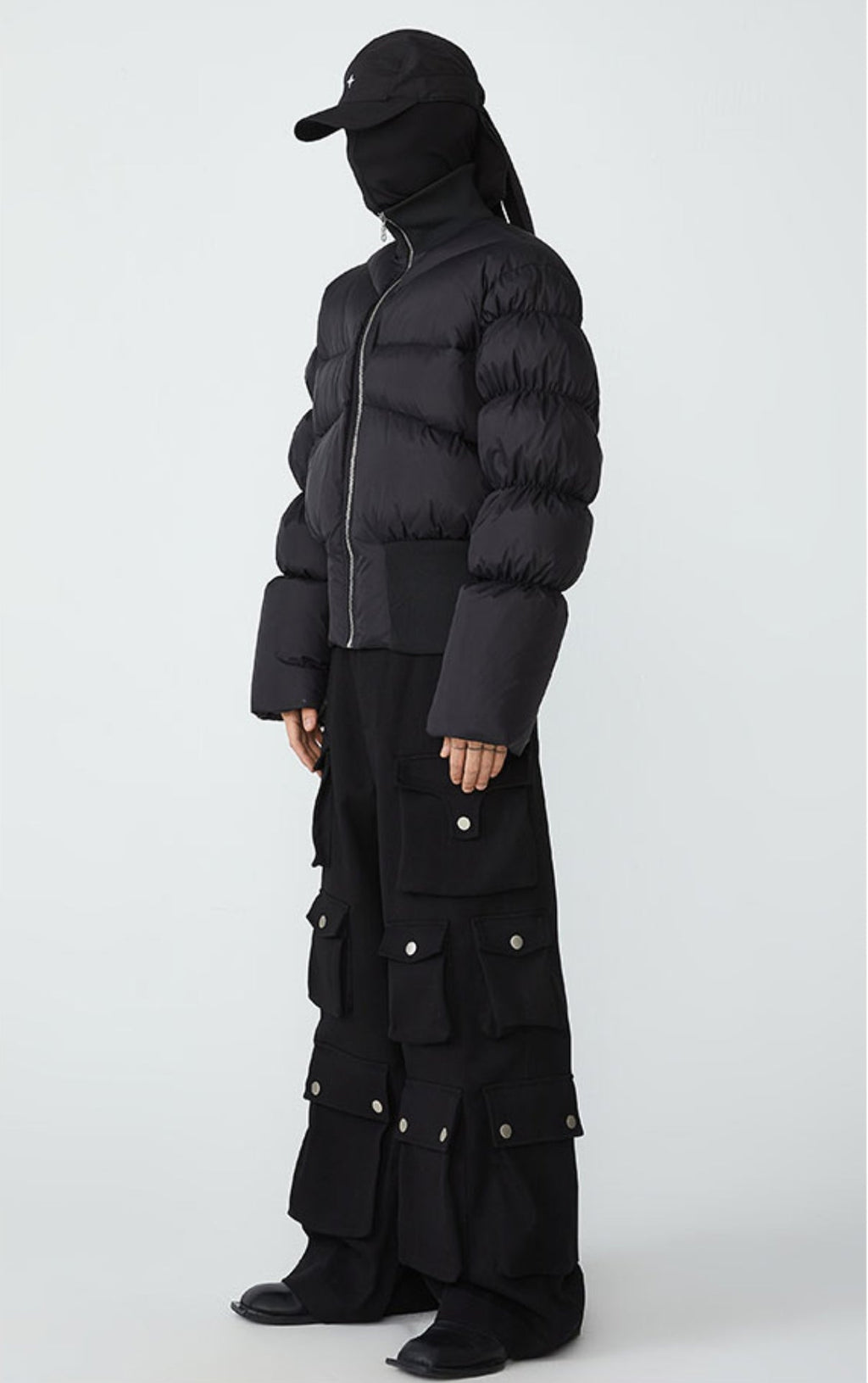 22FW Nocturnal Eclipse Crop Puffer