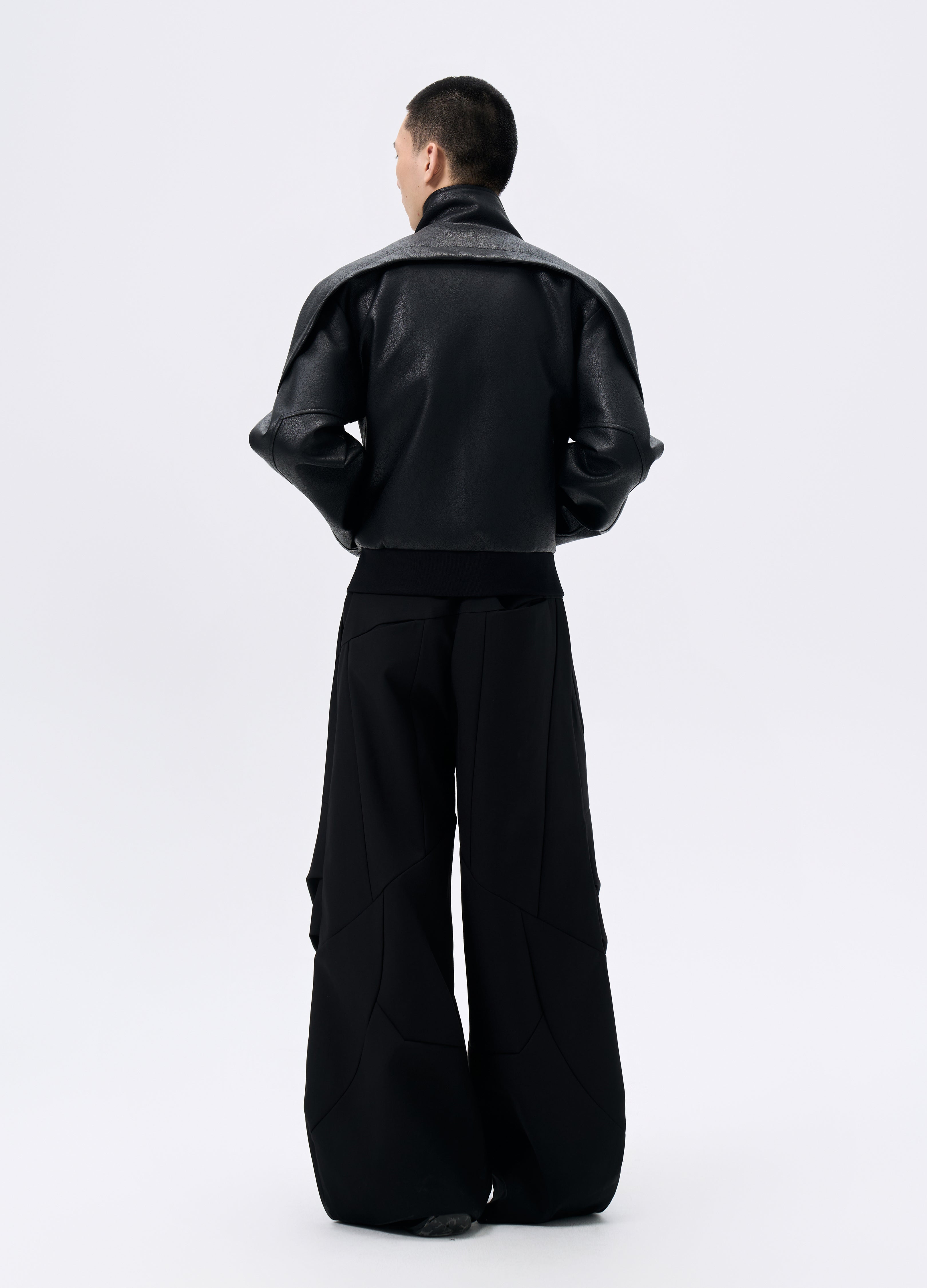 PANTALONS À COUPE SABRE PLISSÉS 25FW