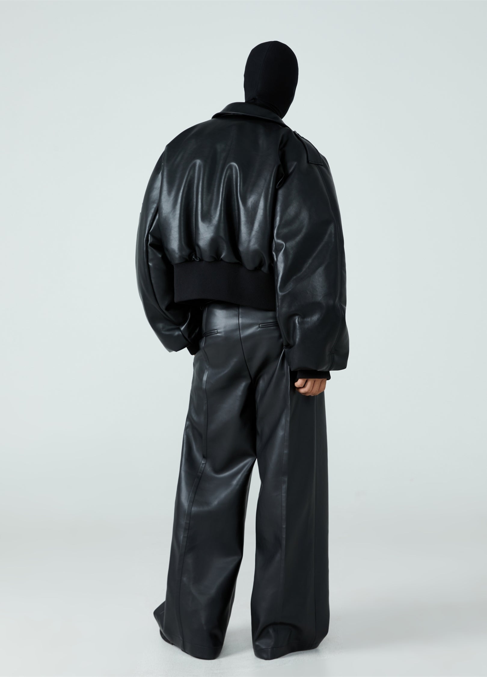 23FW Guardian PU Leather Down Jacket