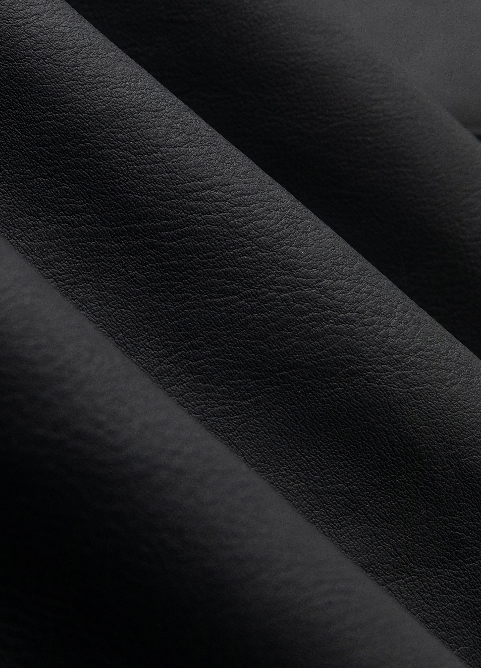 23SS Noir Minimalist Leather Jacket