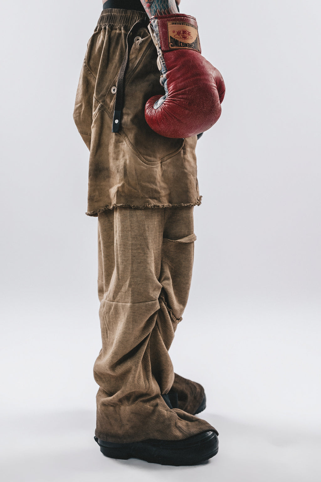 DARKCORE DIRTWASH SPLIT LAYER PANTS