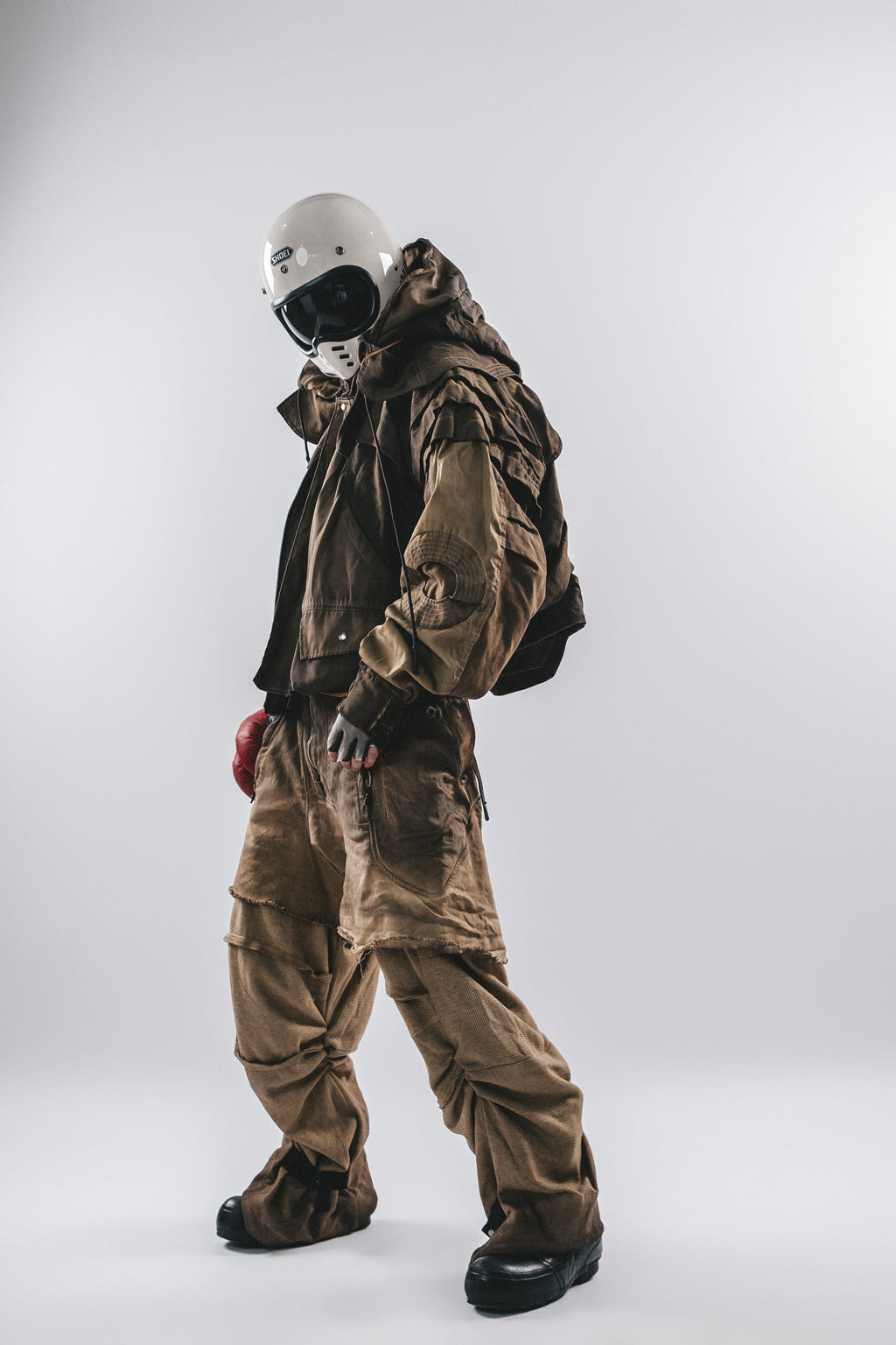 DARKCORE DIRTWASH SPLIT LAYER PANTS