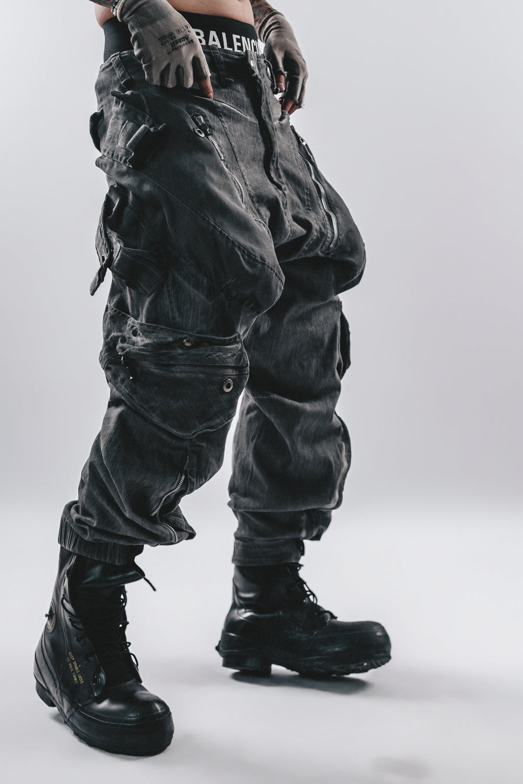DARKCORE STRAP CARGO PANTS