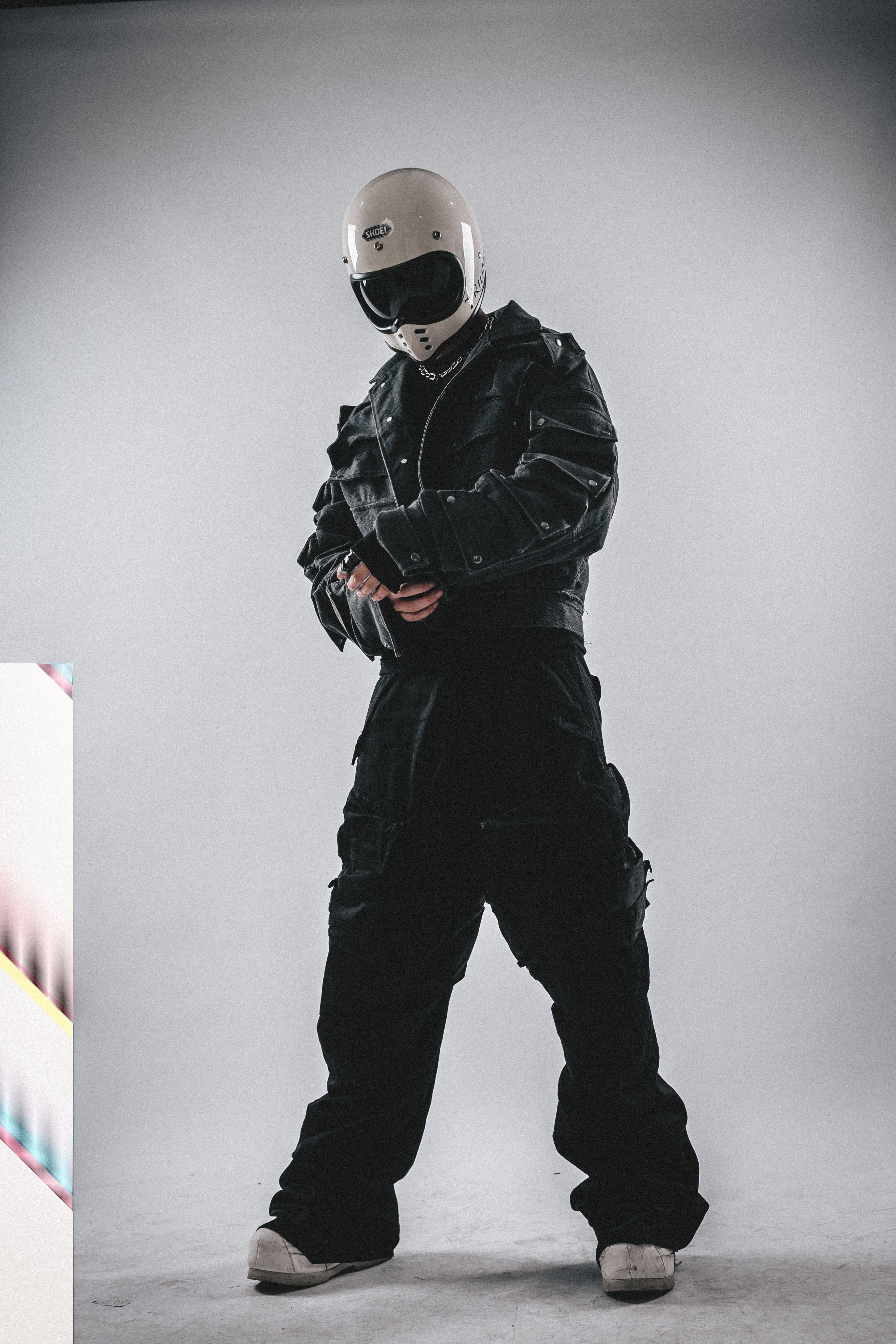 Heavy-Duty Boxy Canvas Jacket with 3D Pockets