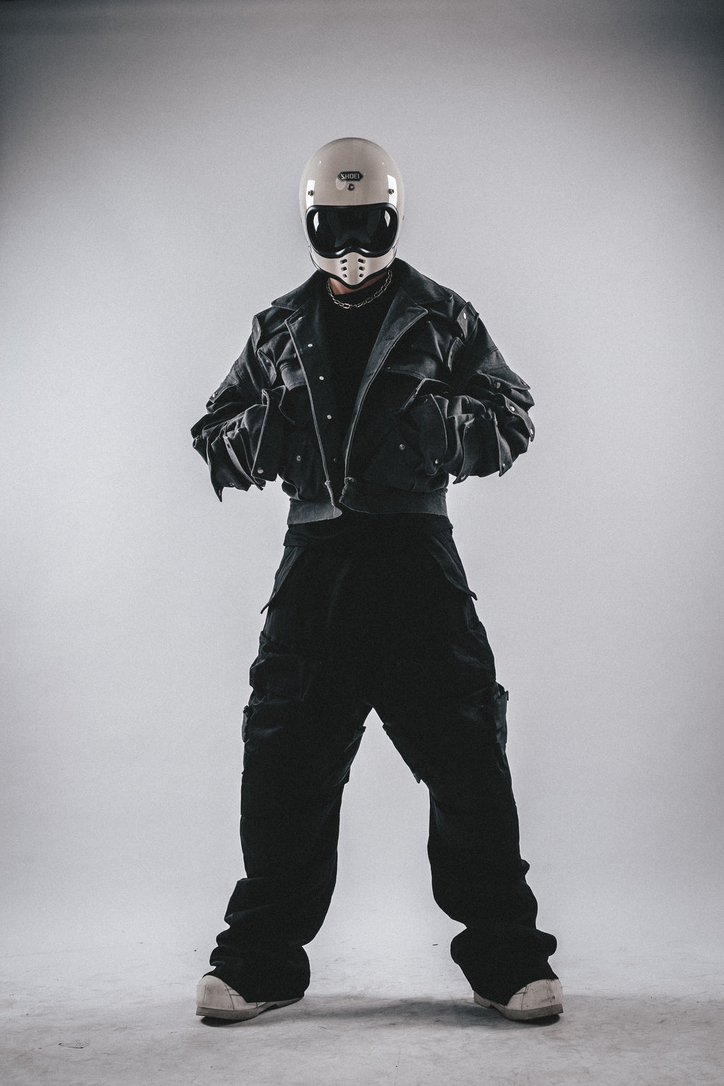 Heavy-Duty Boxy Canvas Jacket with 3D Pockets