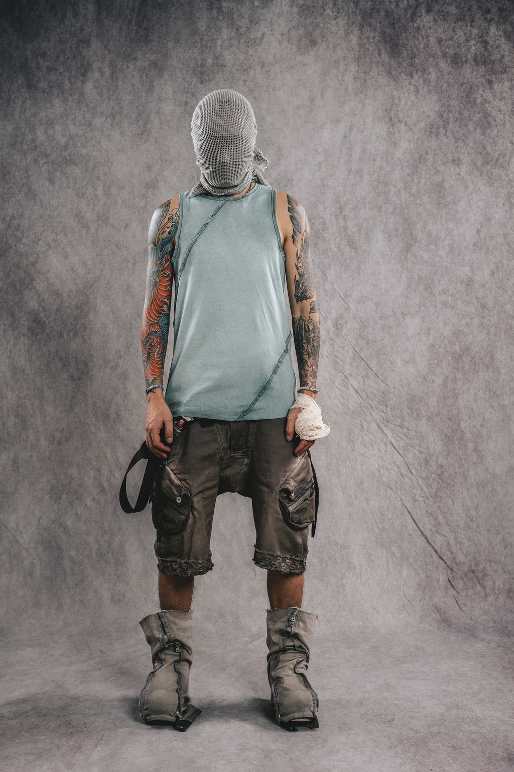 Haut sans manches exosquelette